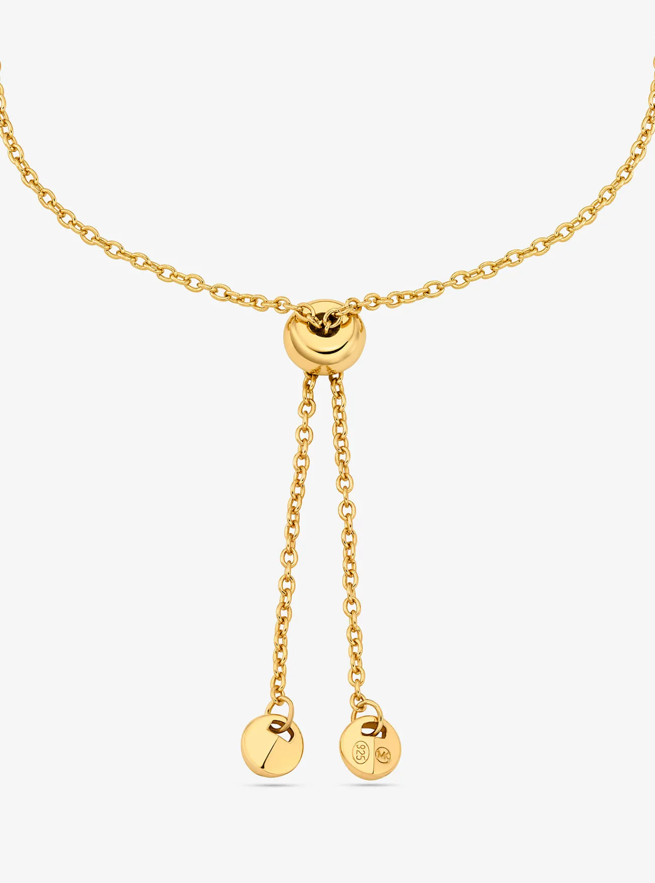 Michael Kors Armband Fulton van sterlingzilver met schuifsluiting en plating met edelmetaal GOUD Best