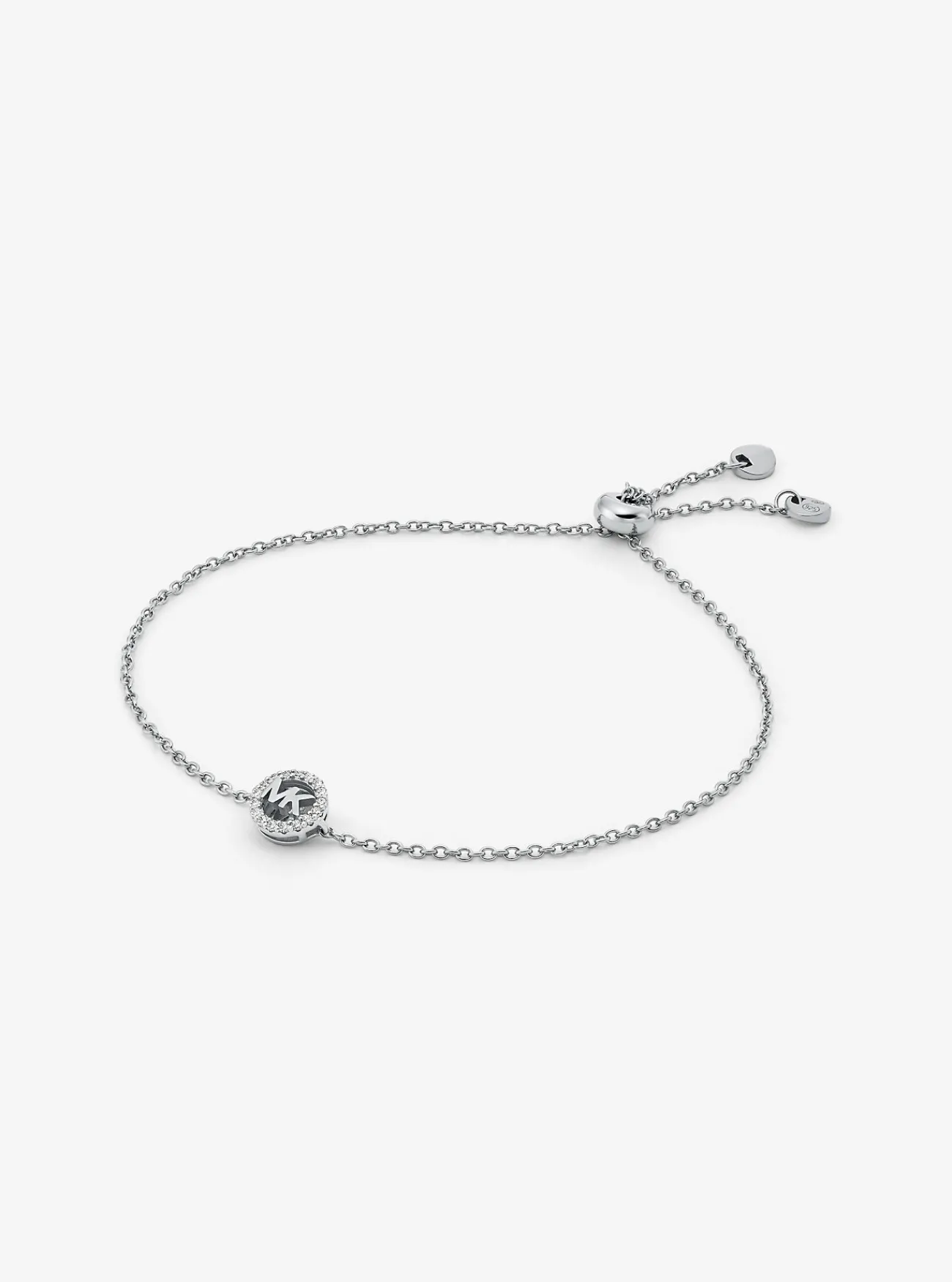 Michael Kors Armband Fulton van sterling met schuifsluiting en plating met edelmetaal ZILVER Discount
