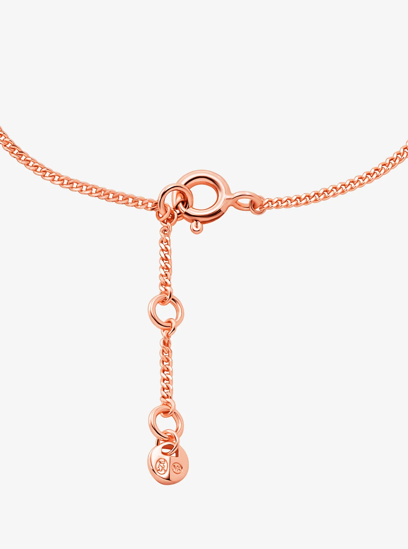 Michael Kors Armband van sterlingzilver met plating met edelmetaal en logo ROS&Eacute;GOUD Best