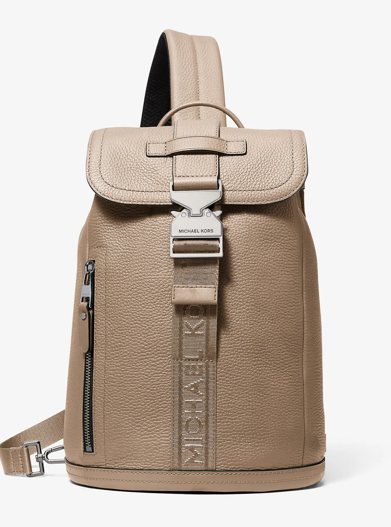 Michael Kors Aviator-schoudertas Hudson van leer Fashion