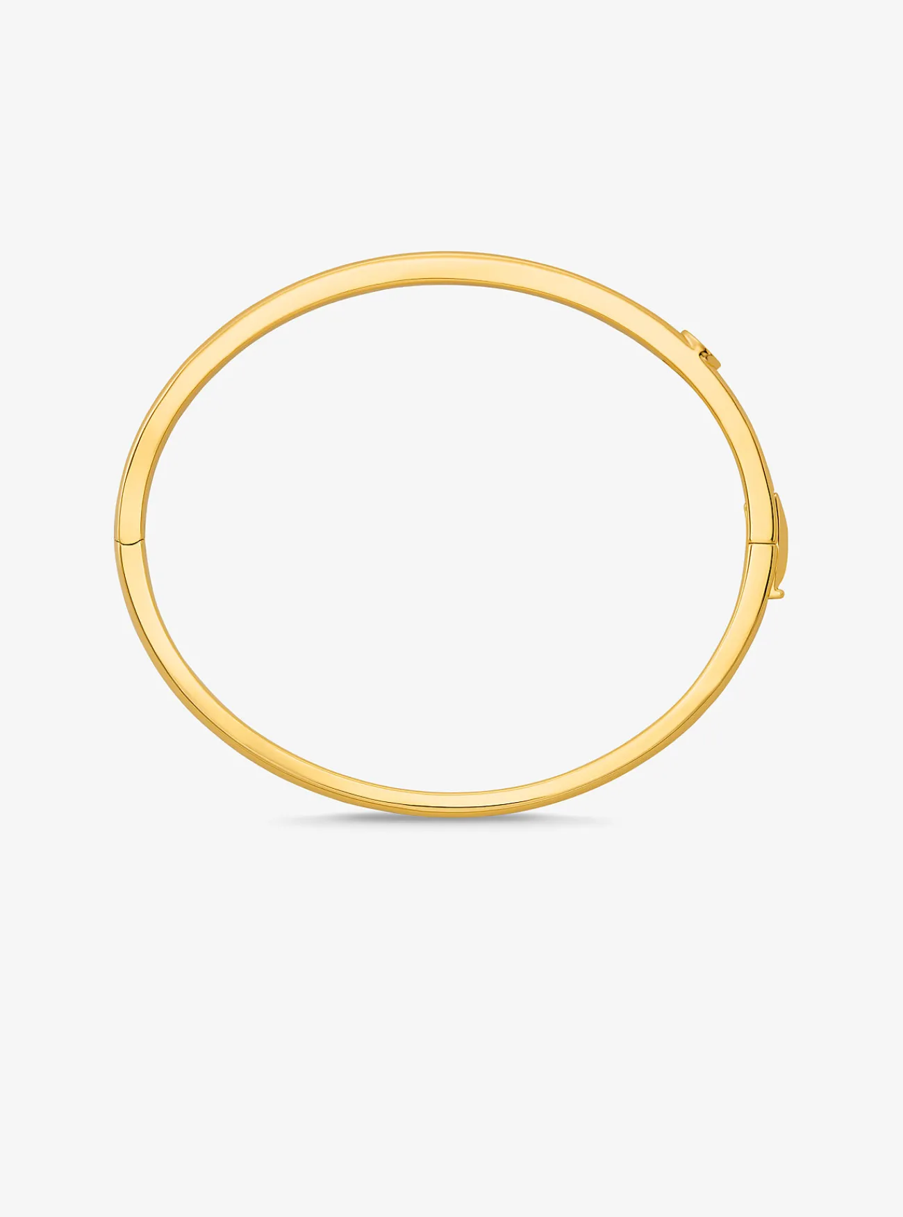 Michael Kors Bangle van messing met plating met edelmetaal en siersteentjes New