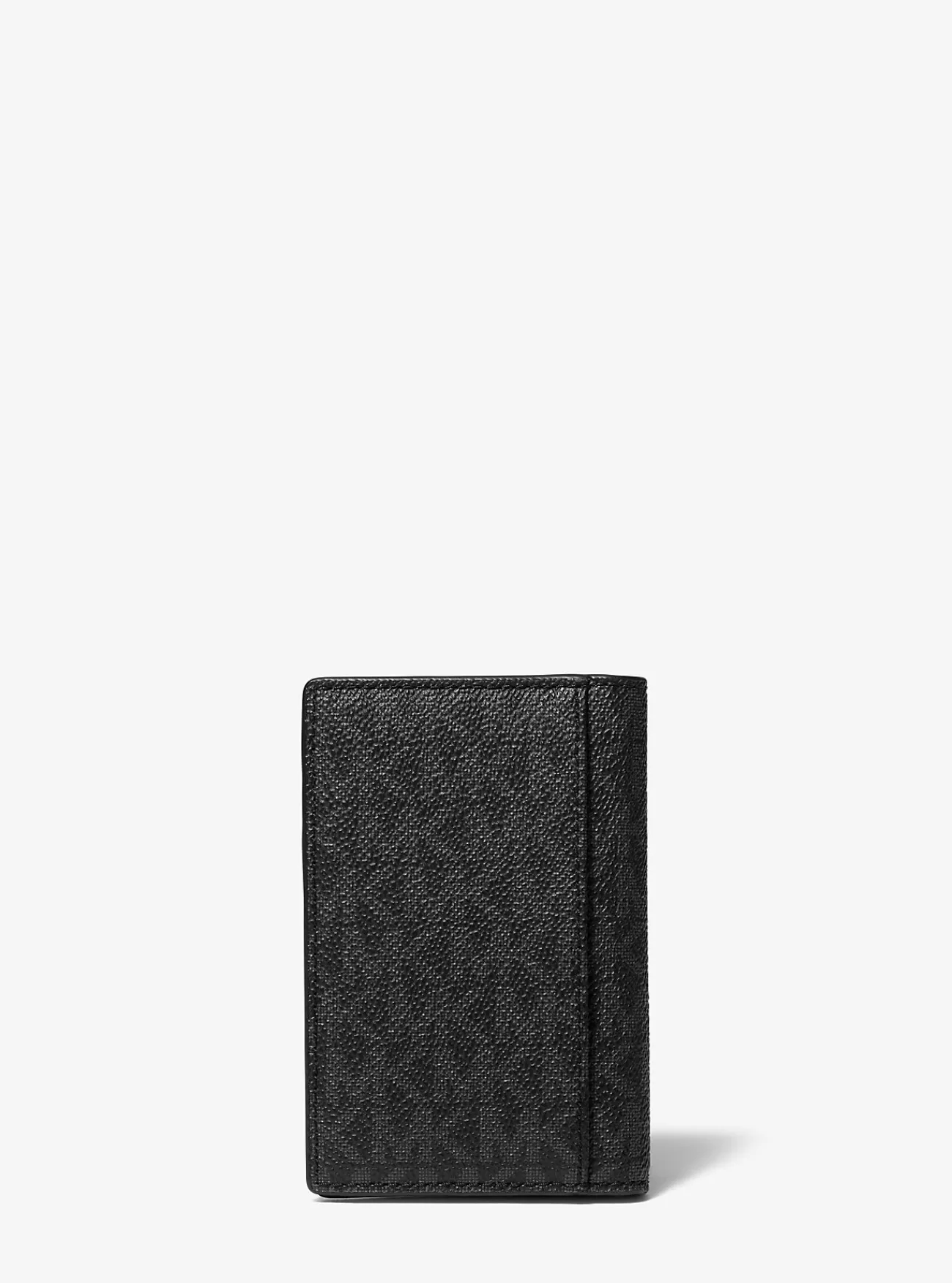 Michael Kors Bi-fold kaarthouder Hudson met logo ZWART Discount