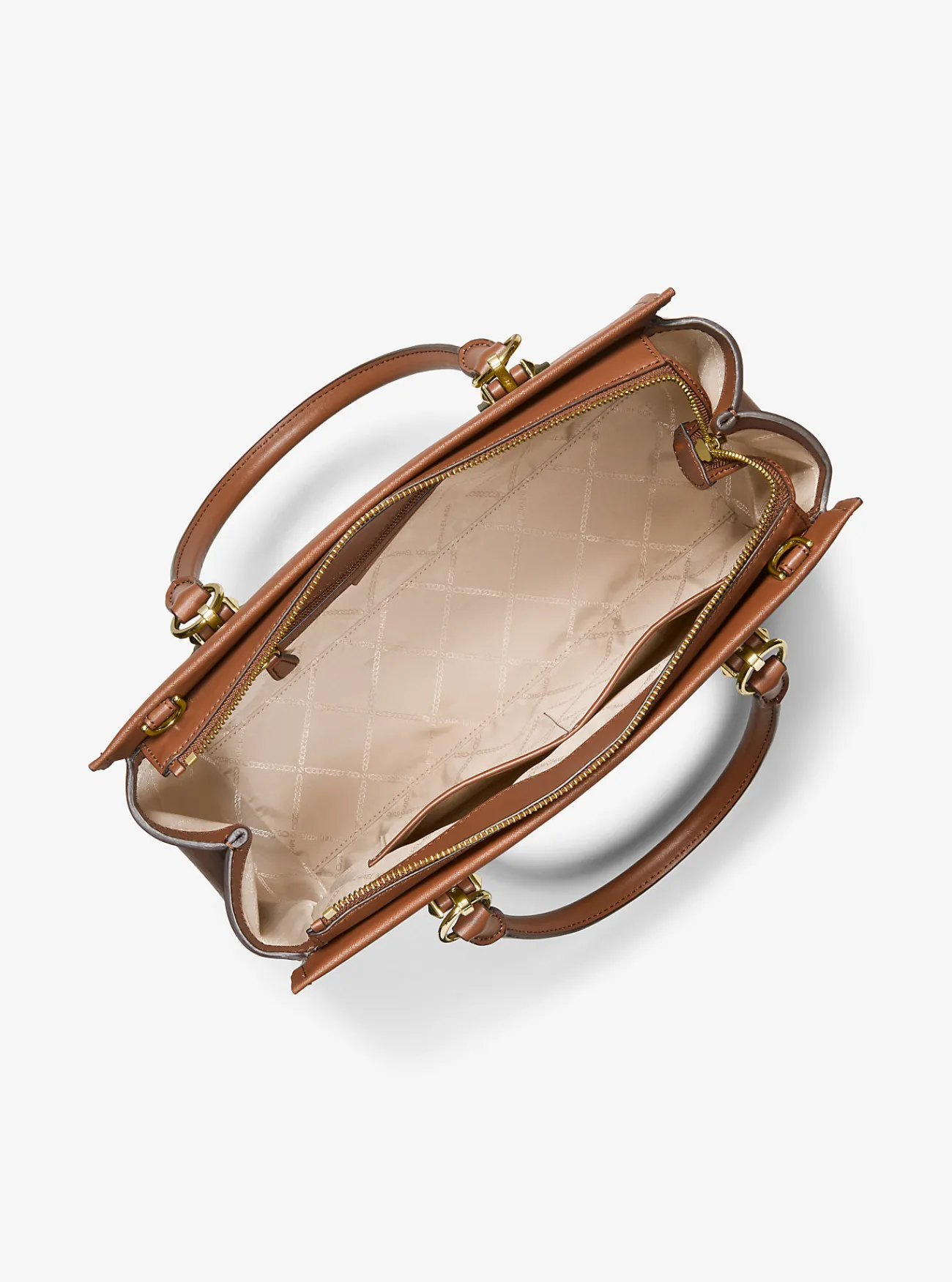 Michael Kors Boekentas Marilyn van saffianoleer, groot LUGGAGE Hot