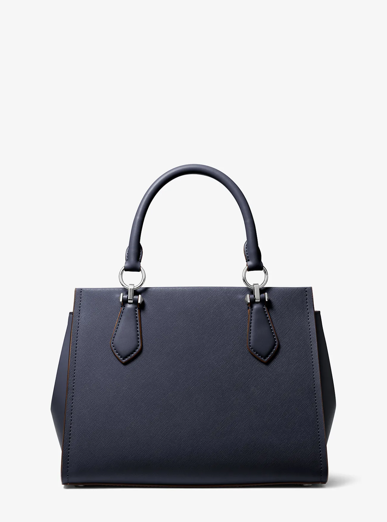 Michael Kors Boekentas Marilyn van saffianoleer, middelgroot MARINEBLAUW Clearance