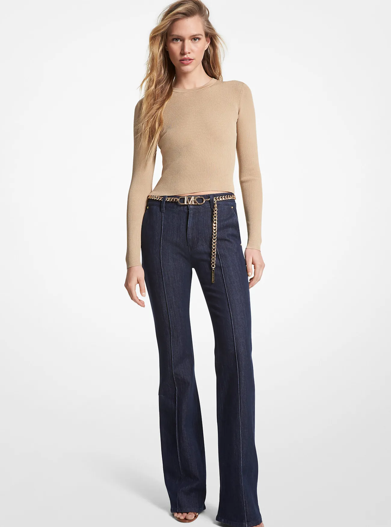 Michael Kors Bootcut-jeans SPOELING Hot