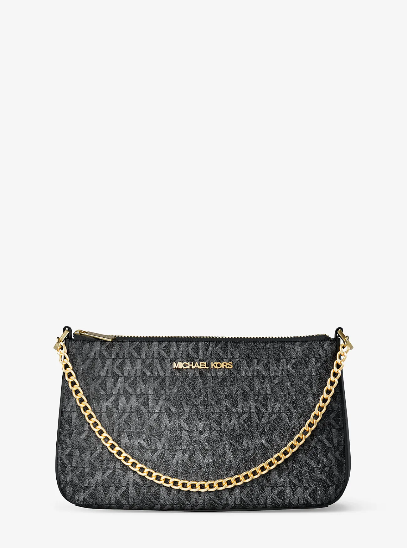 Michael Kors Cadeauset met middelgroot tasje met logo en kaarthouder ZWART Best
