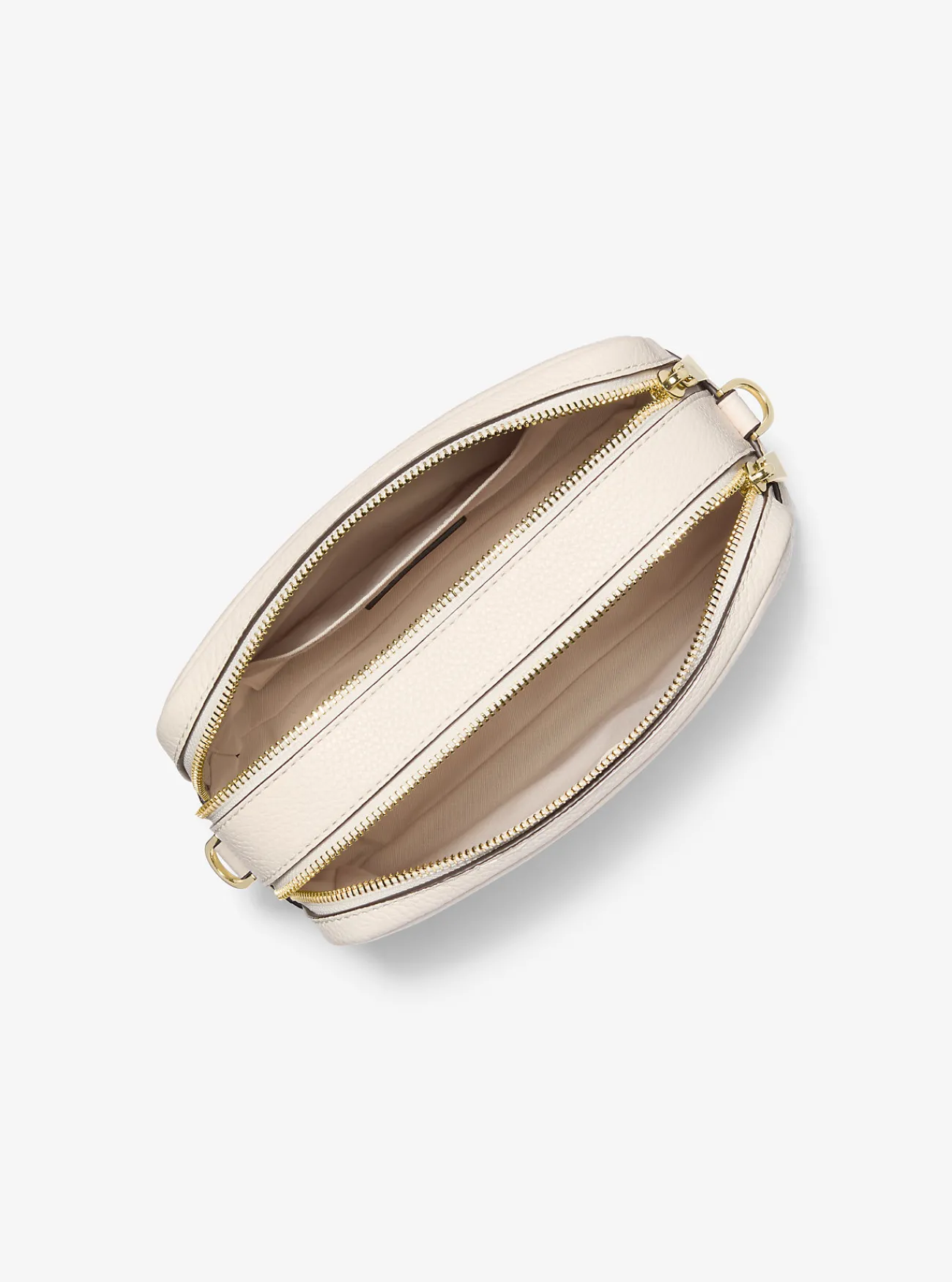 Michael Kors Cameracrossbodytas Bryant van getrommeld leer, middelgroot LICHTCR&Egrave;ME Discount
