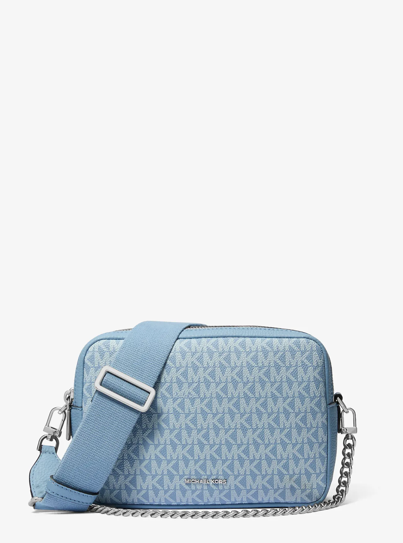 Michael Kors Cameracrossbodytas Bryant met kenmerkend logo, middelgroot CHAMBRAY New