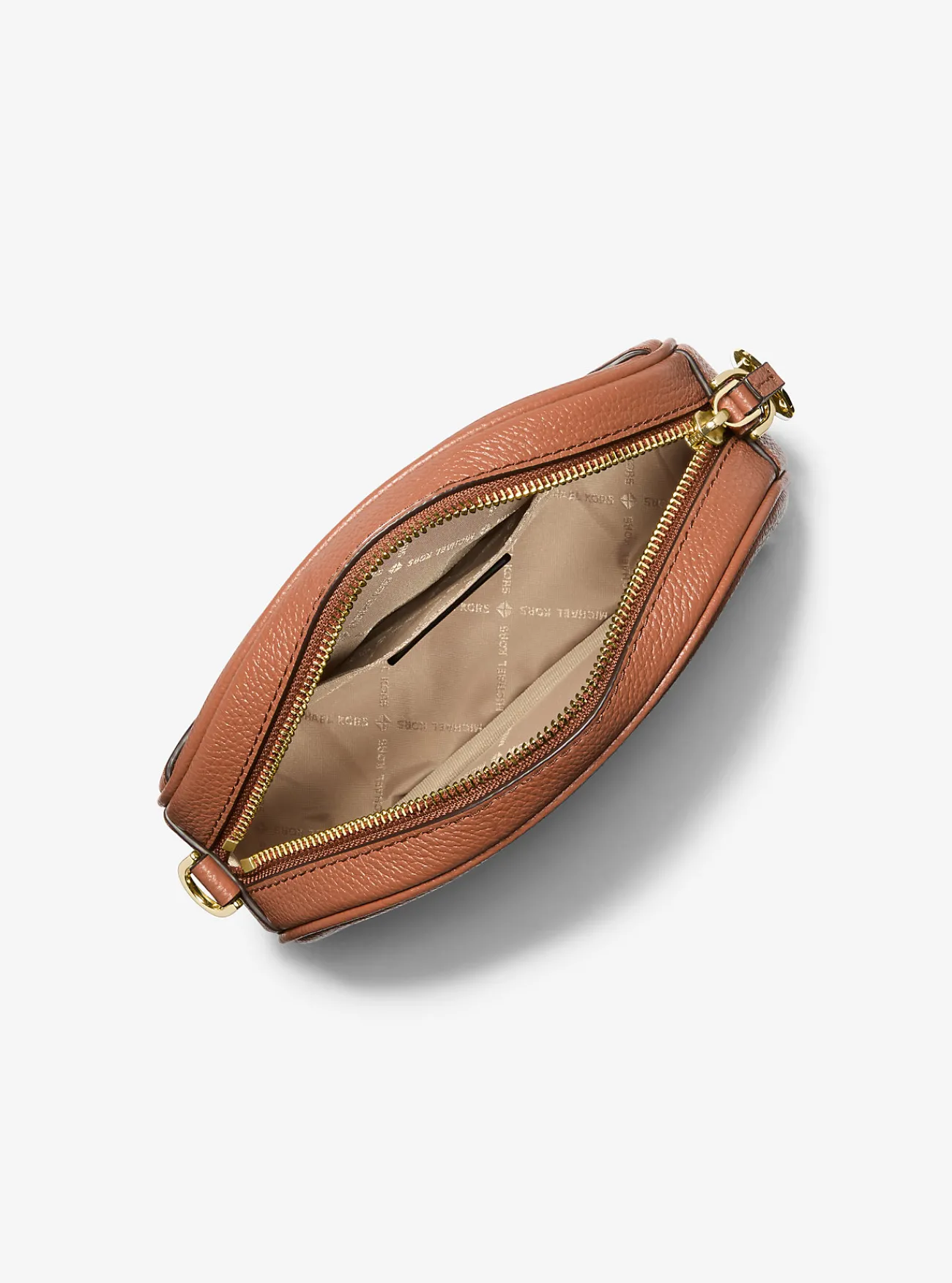 Michael Kors Cameratas Jet Set van getrommeld leer, aanpasbaar en klein LUGGAGE Best