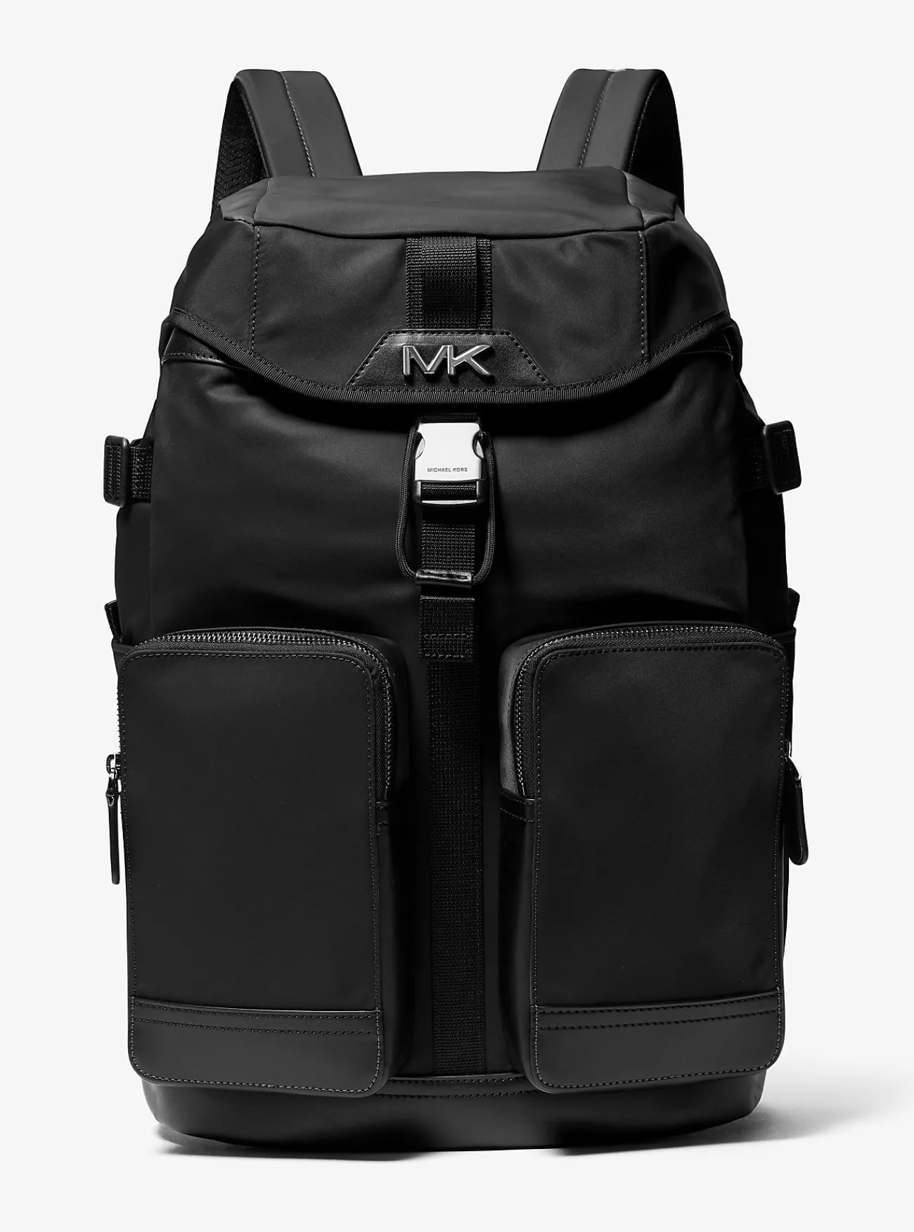 Michael Kors Cargorugzak Brooklyn van gerecycled nylon ZWART Best