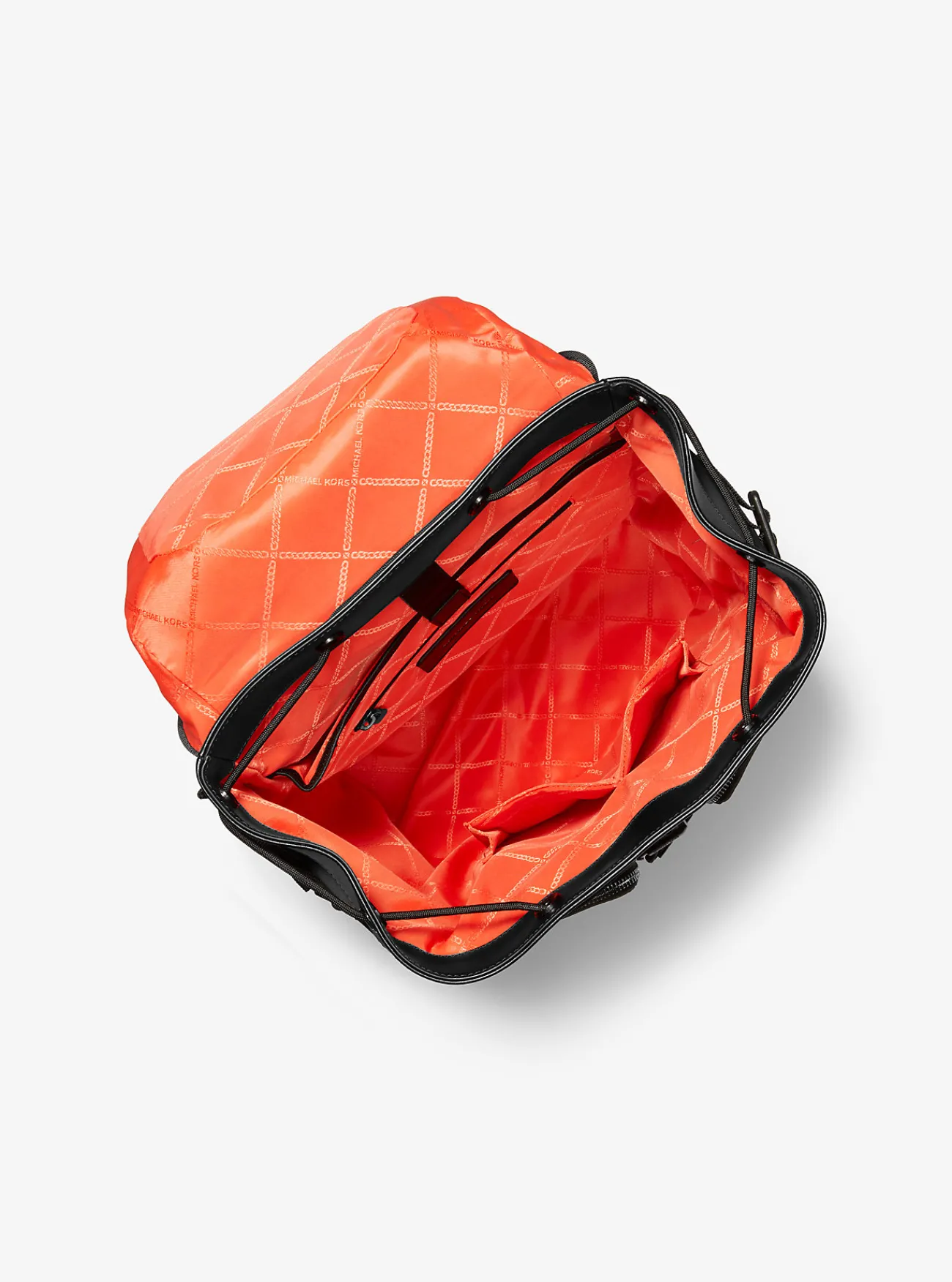 Michael Kors Cargorugzak Brooklyn van gerecycled nylon ZWART Best