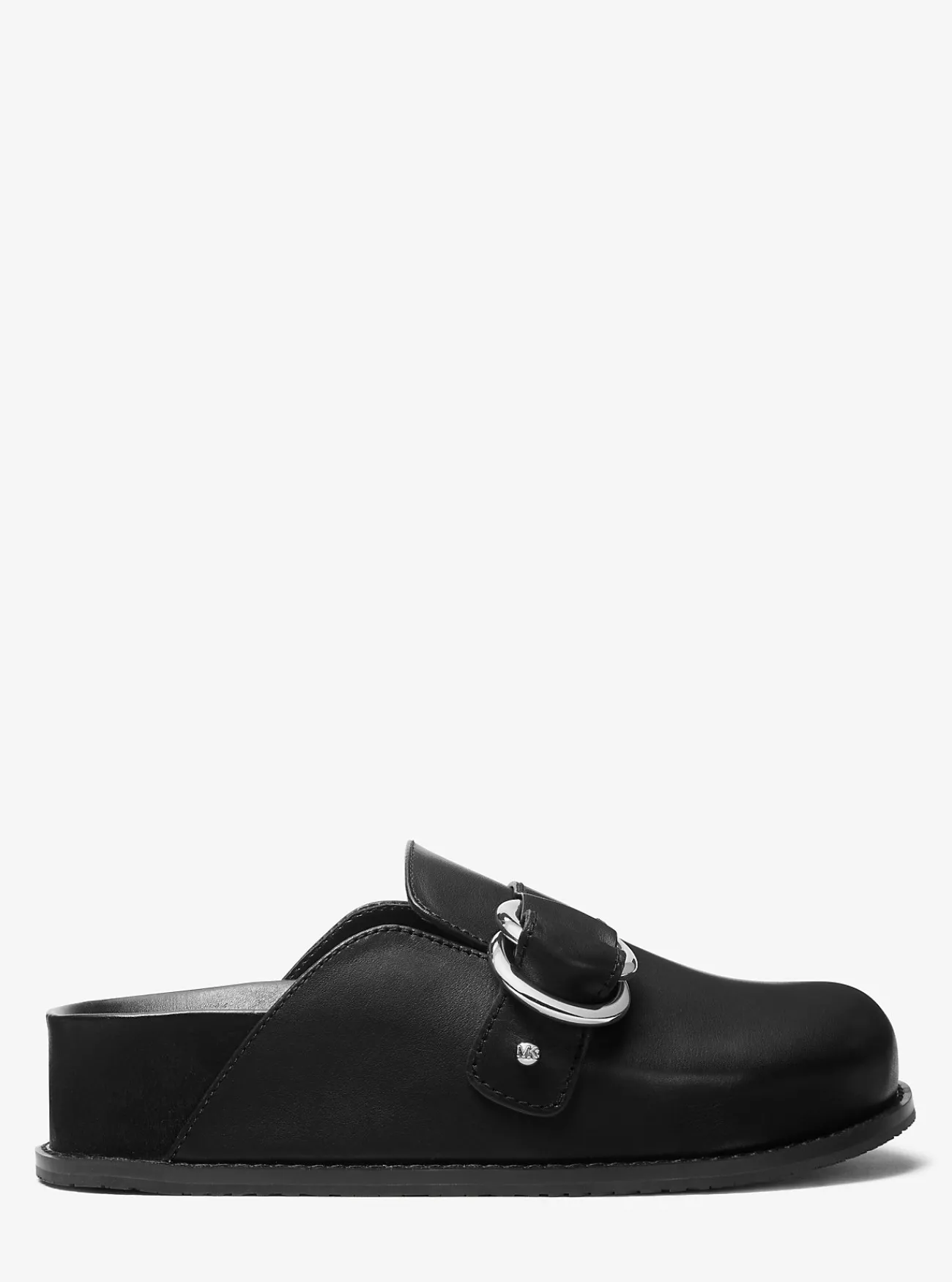Michael Kors Clog Jaden van leer ZWART Sale