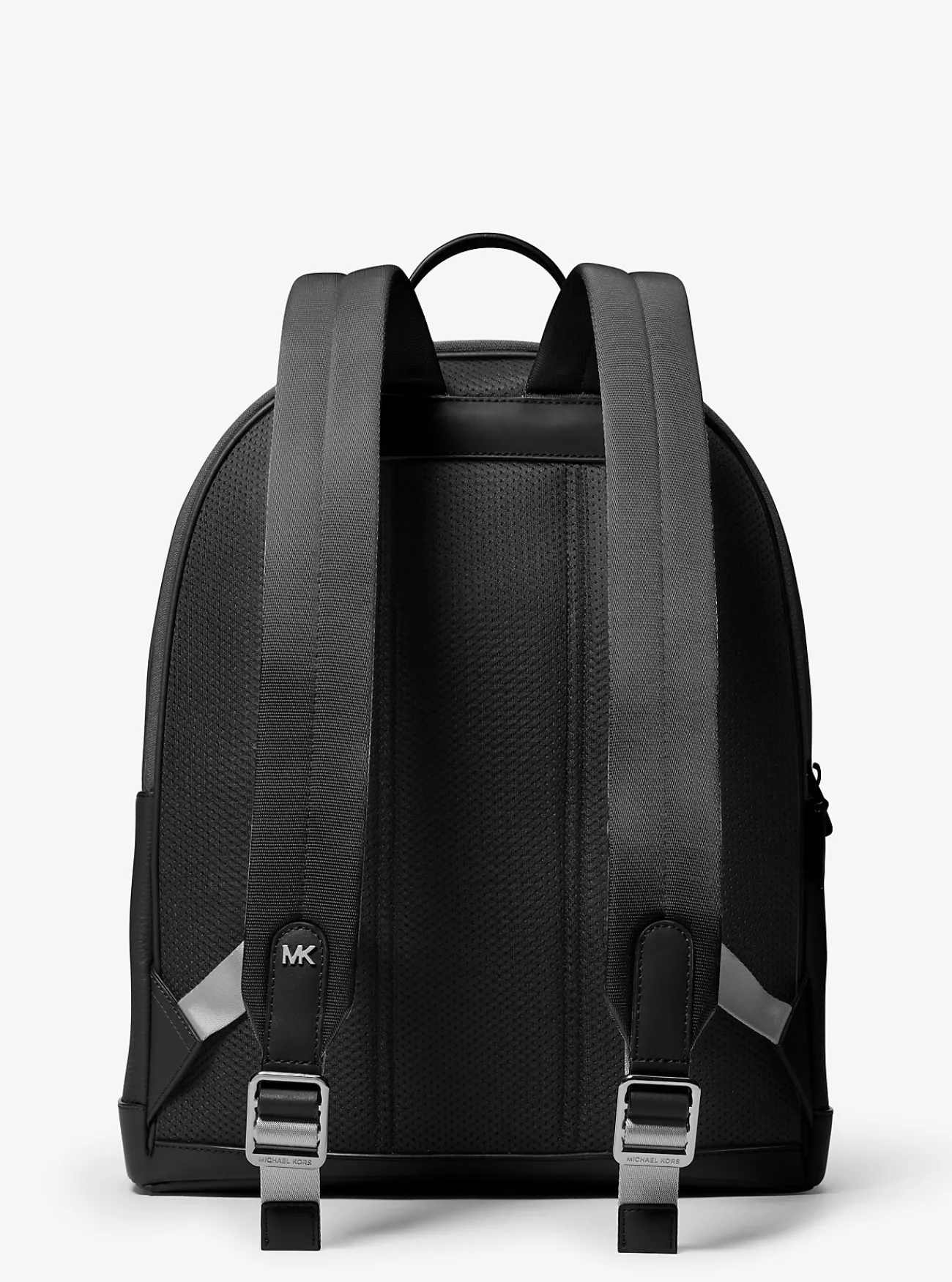 Michael Kors Commuter-rugzak Hudson van leer ZWART Hot