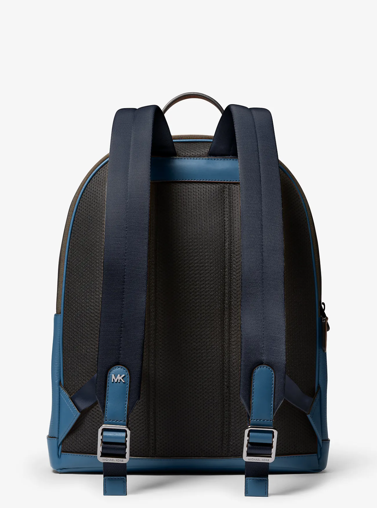 Michael Kors Commuter-rugzak Hudson van leer DONKERCHAMBRAY Best