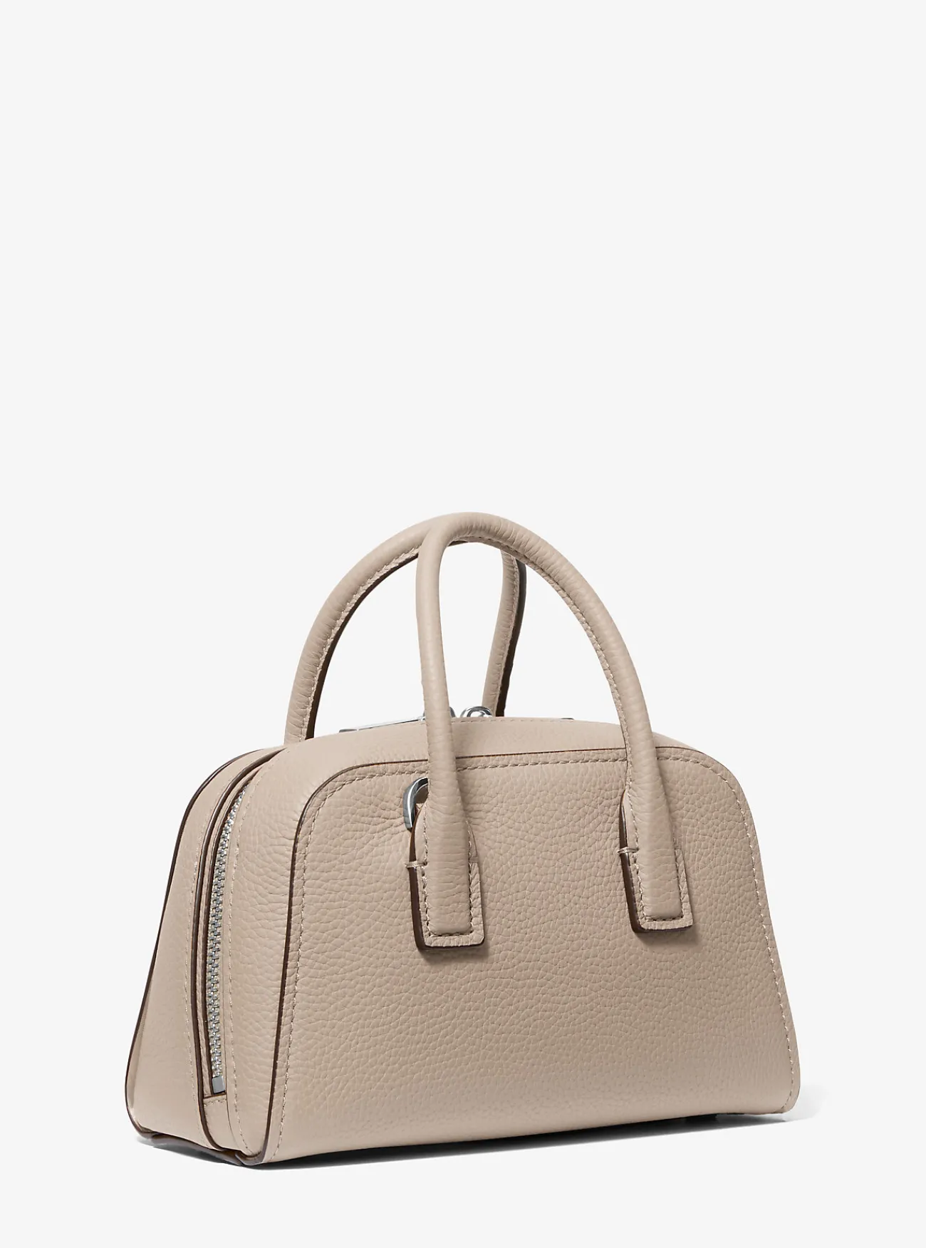 Michael Kors Crossbodytas Ashton van getrommeld leer, aanpasbaar en extra klein LICHTZAND Outlet