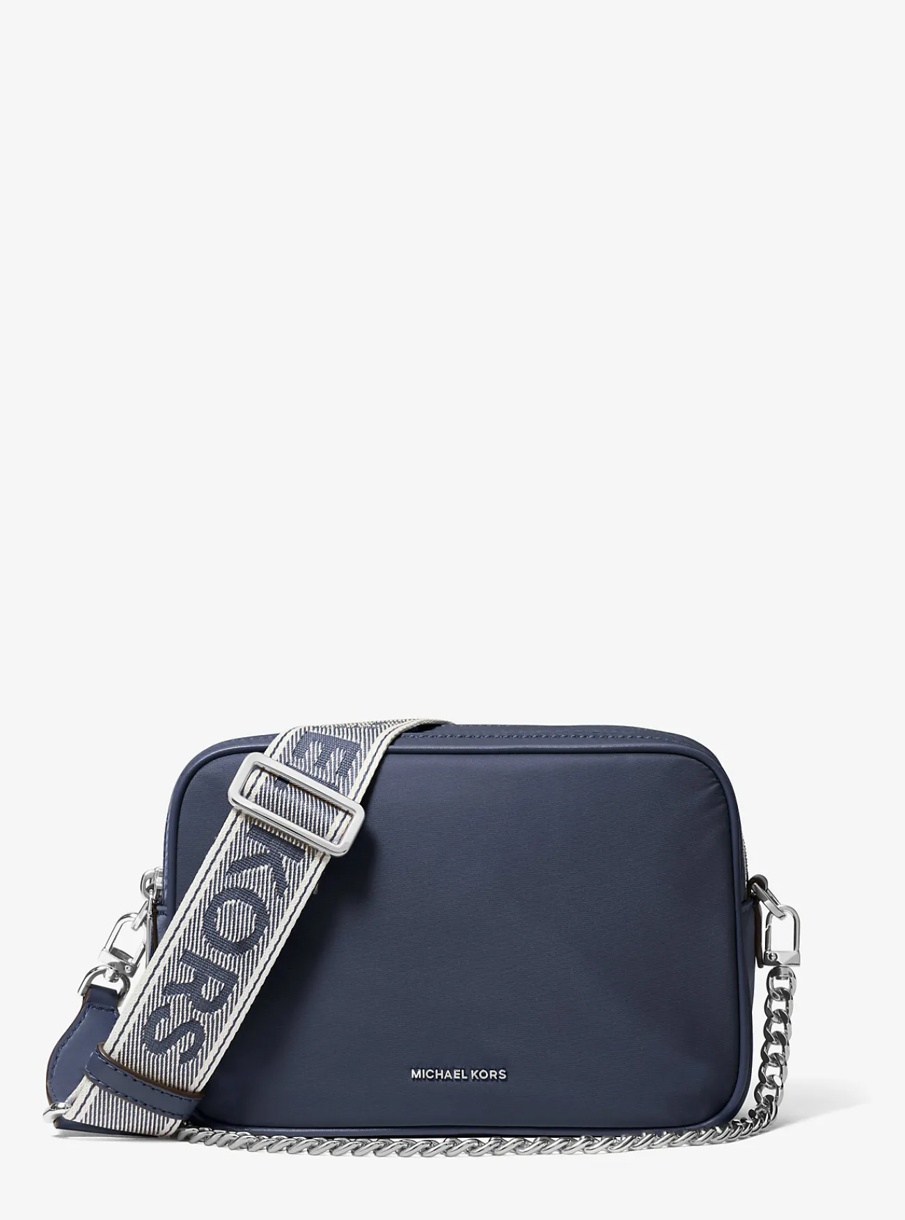 Michael Kors Crossbodytas Bryant van nylon, middelgroot MARINEBLAUW Clearance