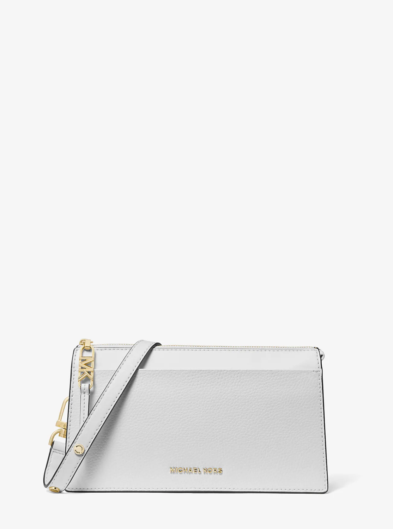 Michael Kors Crossbodytas Empire van leer, aanpasbaar en groot OPTISCHWIT Best