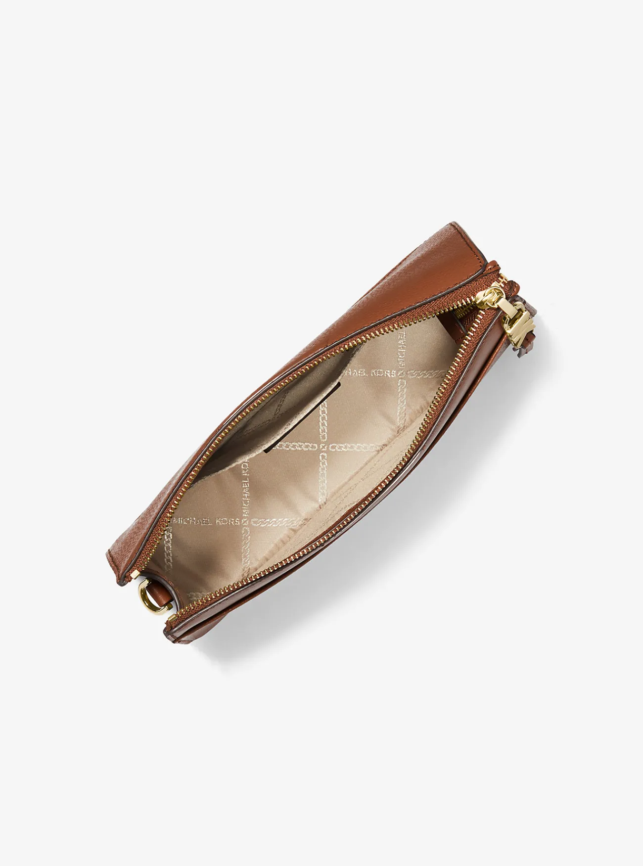 Michael Kors Crossbodytas Empire van leer, aanpasbaar en groot LUGGAGE New