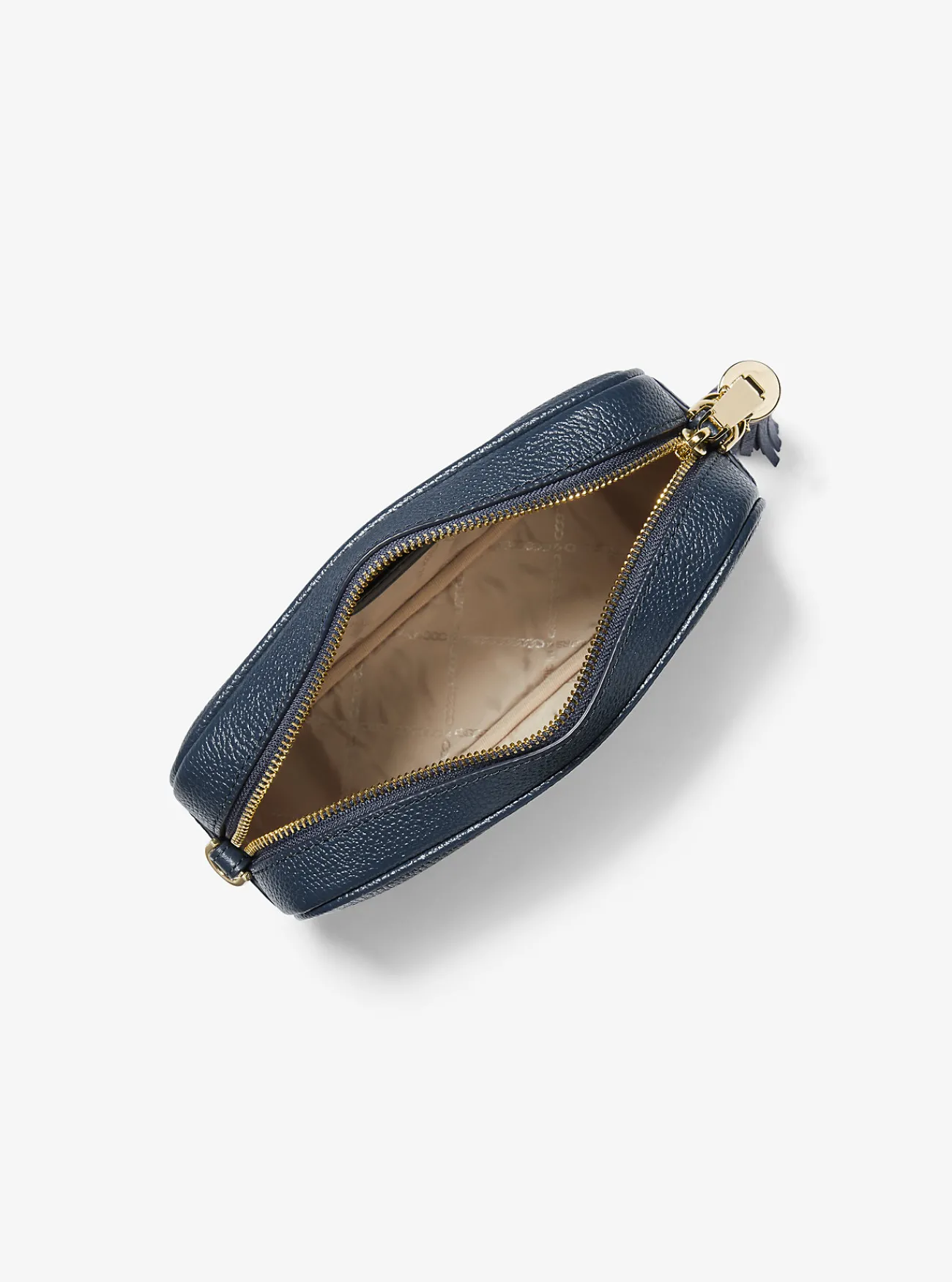 Michael Kors Crossbodytas Ginny van leer MARINEBLAUW Hot