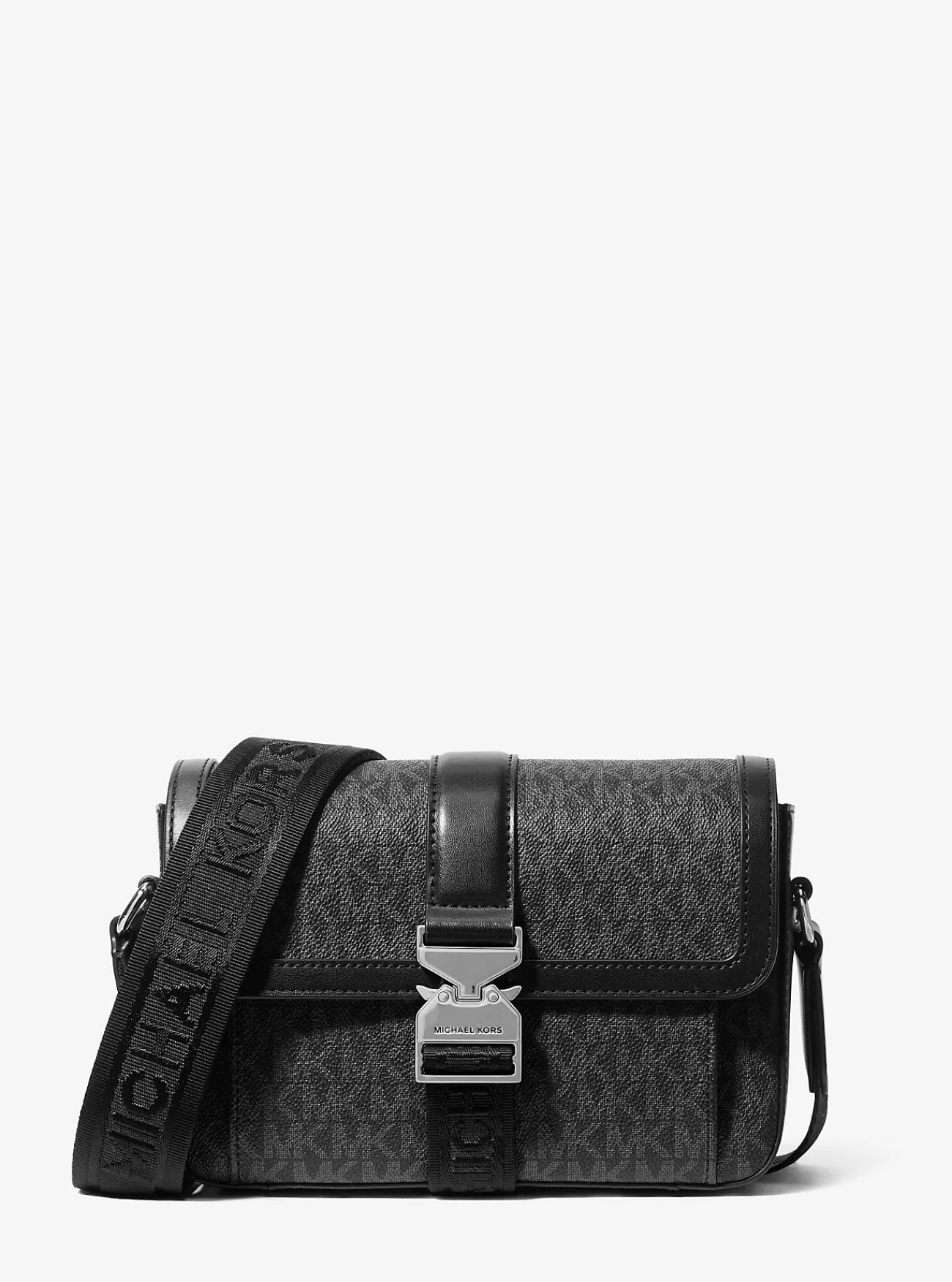 Michael Kors Crossbodytas Hudson met kenmerkend logo ZWART New