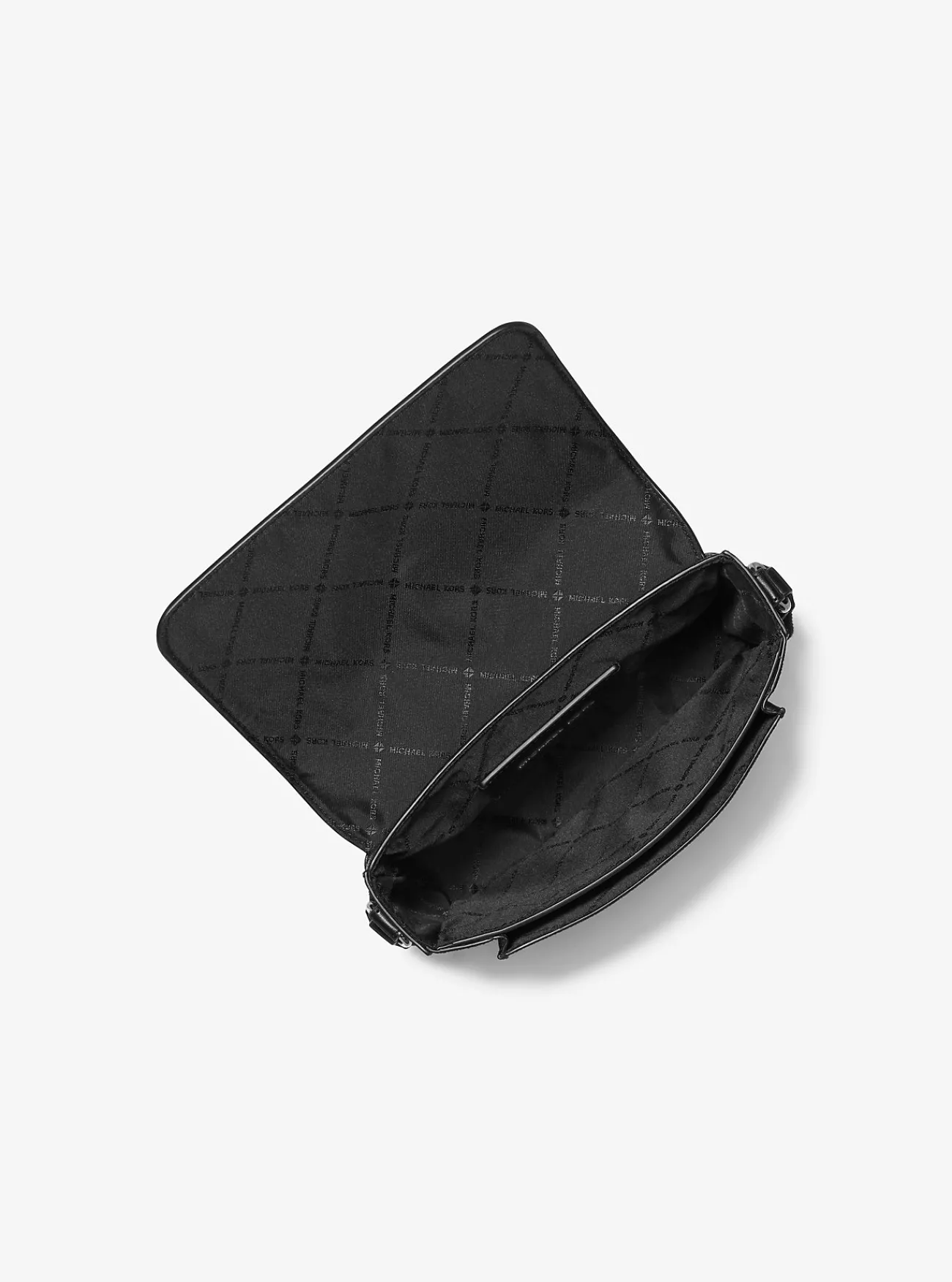 Michael Kors Crossbodytas Hudson met kenmerkend logo ZWART New