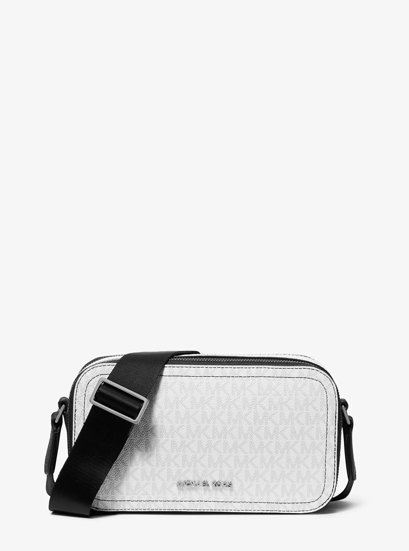 Michael Kors Crossbodytas Hudson met kenmerkend logo HELDERWIT Clearance