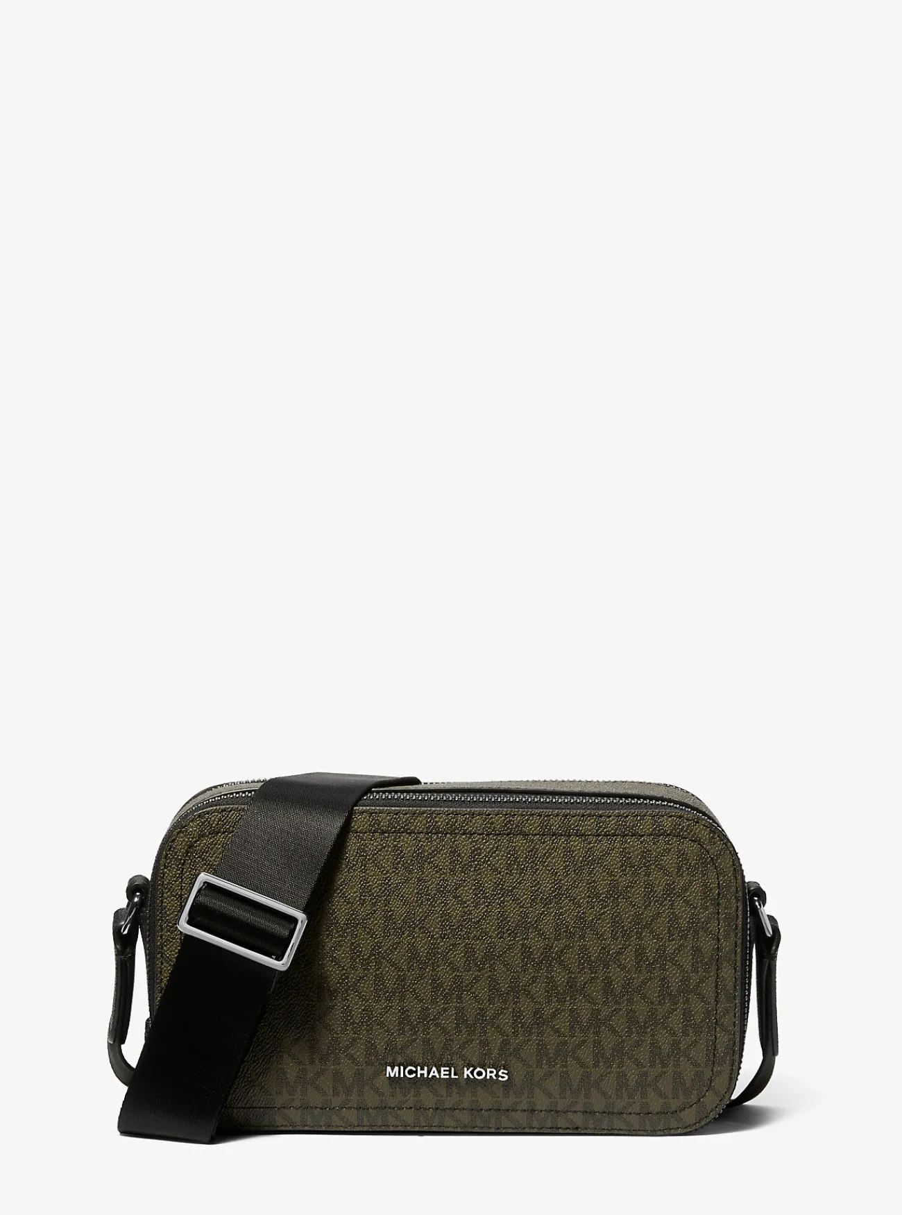 Michael Kors Crossbodytas Hudson met kenmerkend logo OLIJFGROEN Best