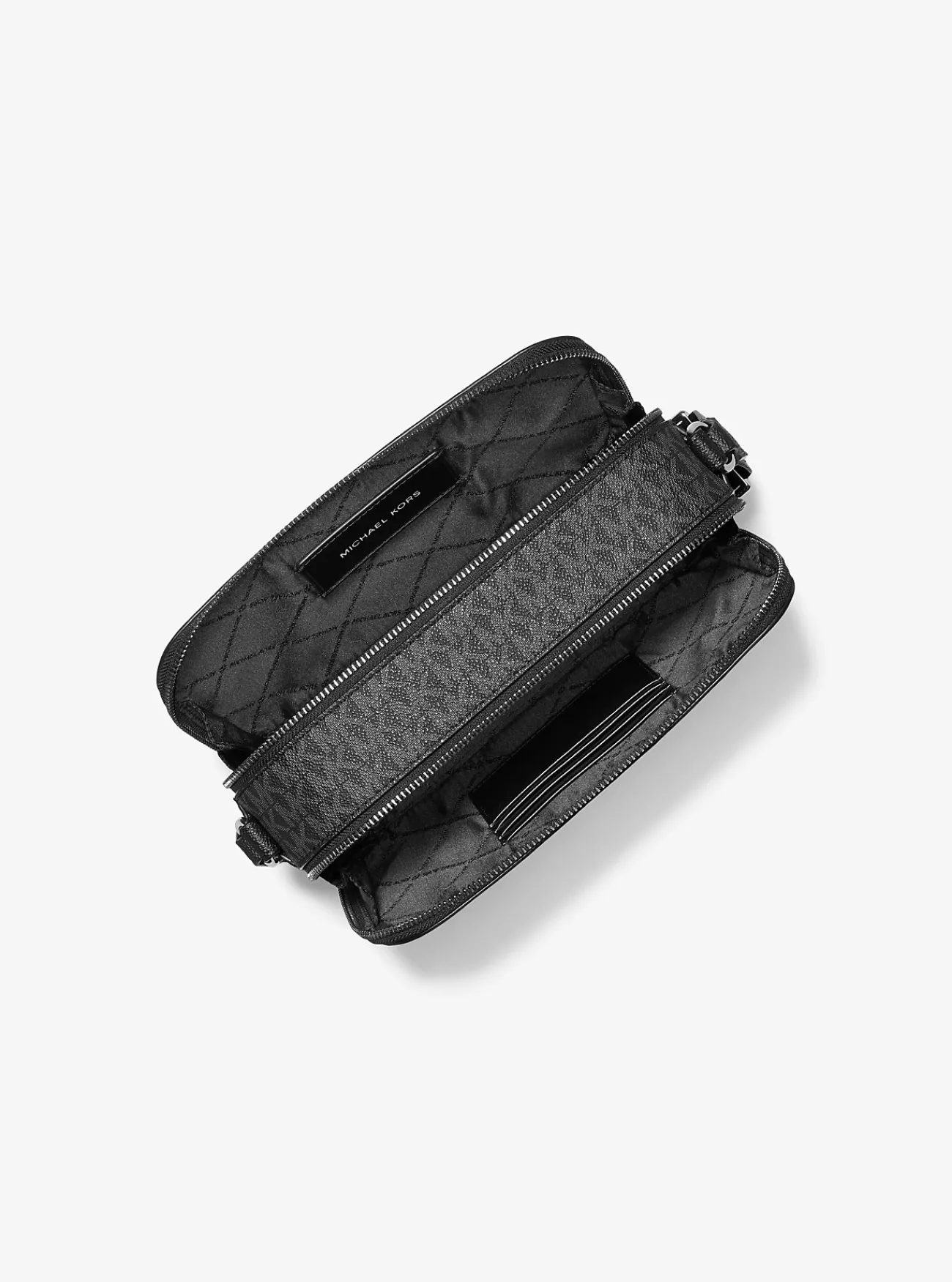 Michael Kors Crossbodytas Hudson met kenmerkend logo ZWART Fashion
