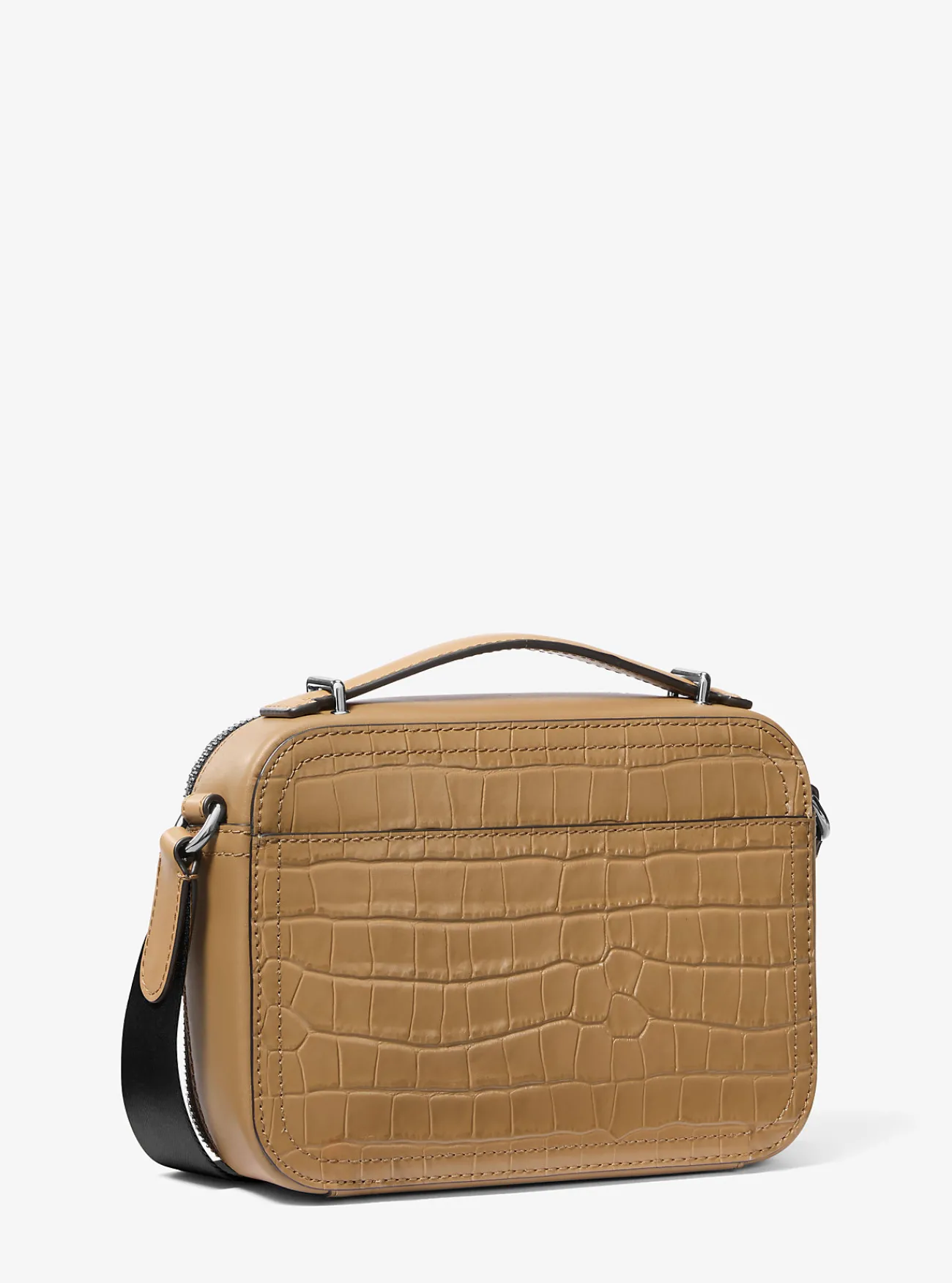 Michael Kors Crossbodytas Hudson van leer met krokodillenprint in reliëf KAF New