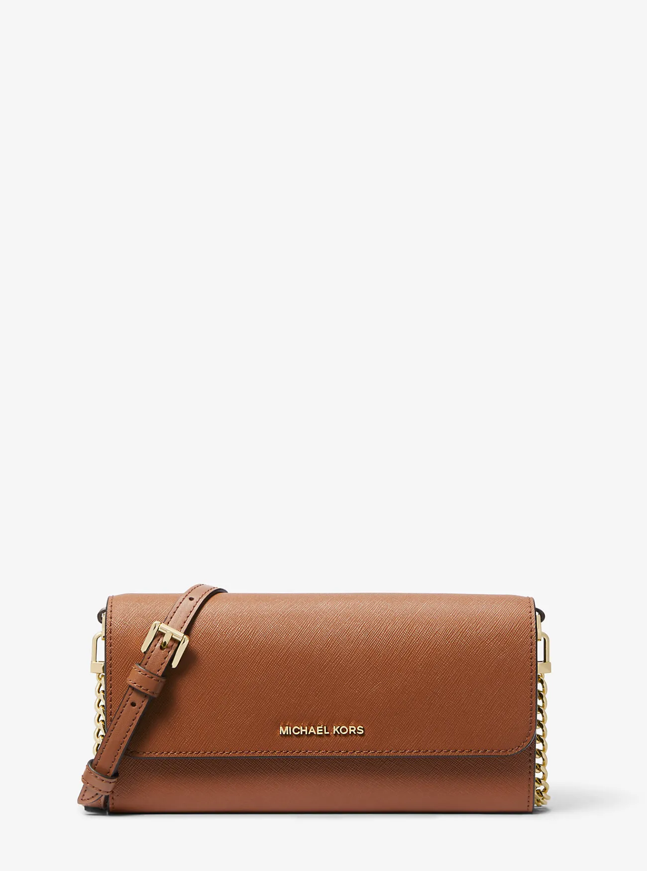 Michael Kors Crossbodytas Jet Set van saffianoleer, aanpasbaar en groot LUGGAGE Best