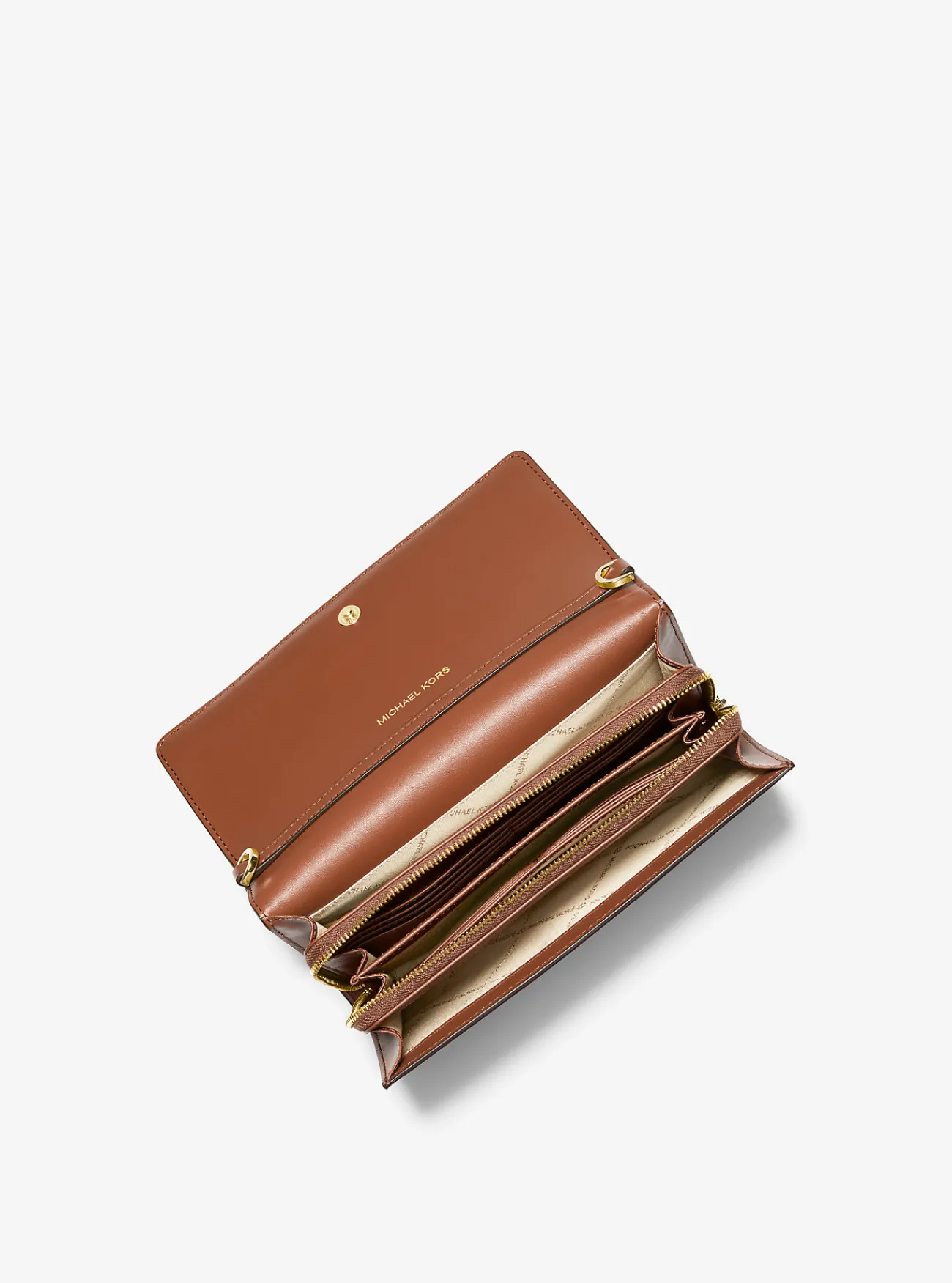 Michael Kors Crossbodytas Jet Set van leer, groot LUGGAGE Best