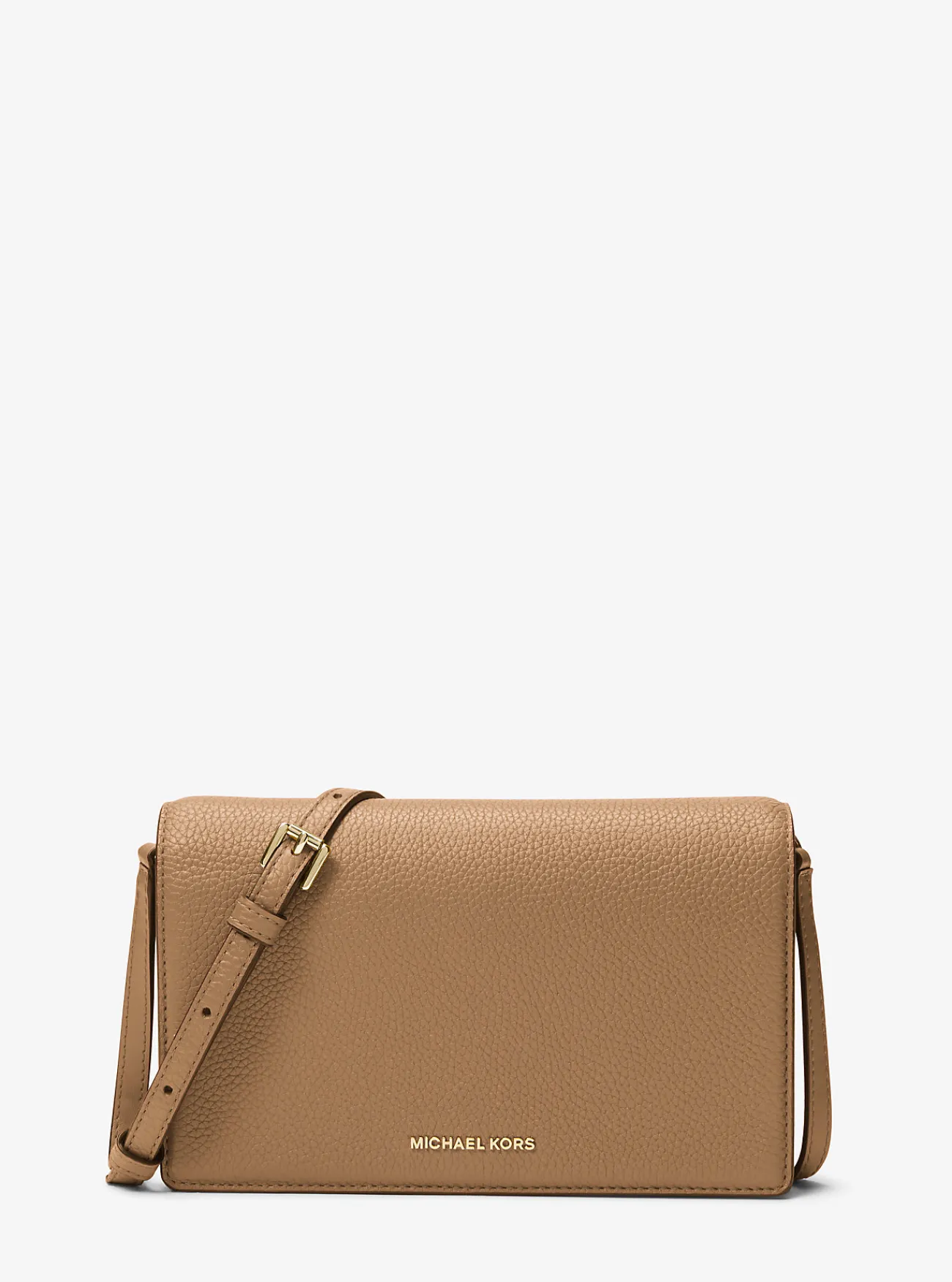Michael Kors Crossbodytas Jet Set van getrommeld leer met flap aan voorzijde, middelgroot KAF Hot