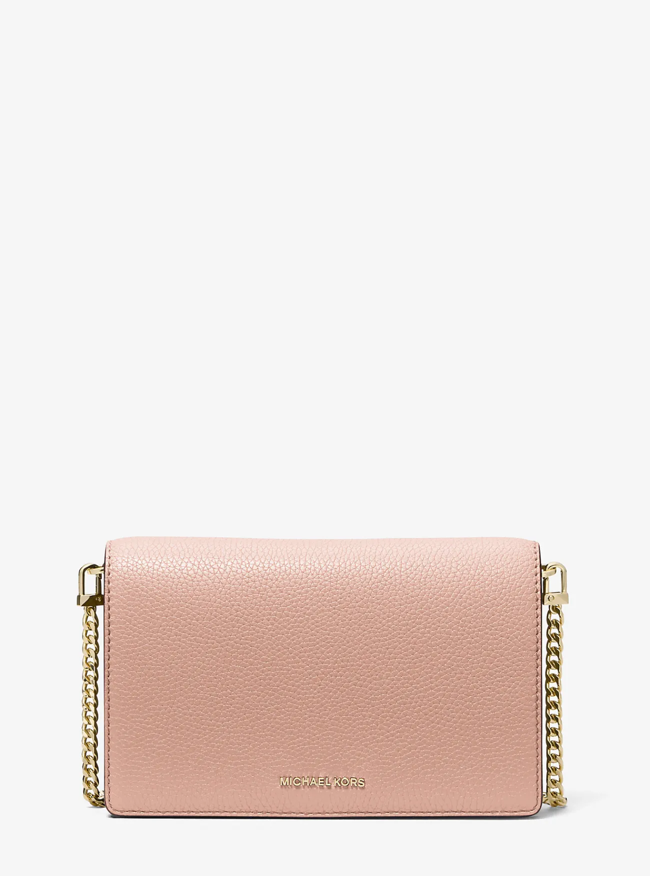 Michael Kors Crossbodytas Jet Set van getrommeld leer, middelgroot ZACHTROZE Best