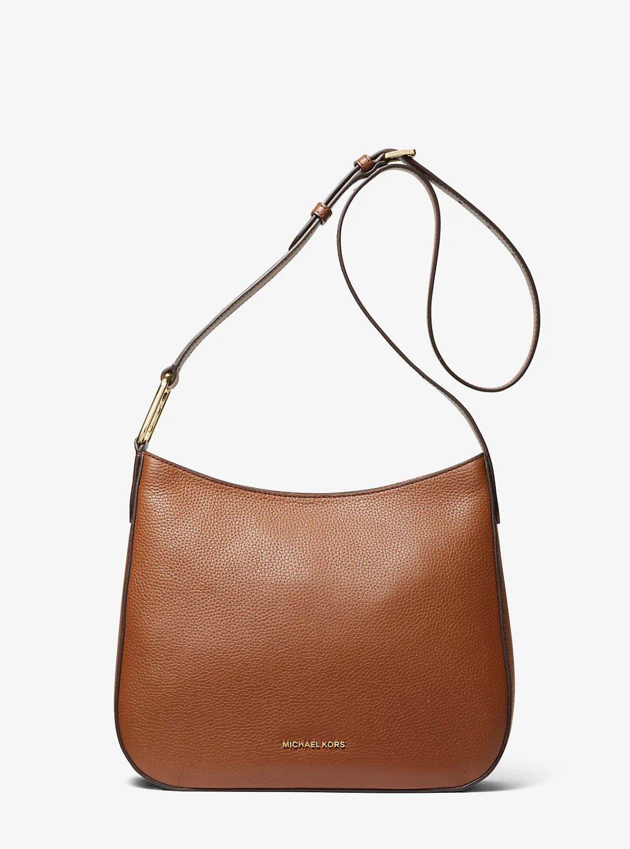 Michael Kors Crossbodytas Kensington van getrommeld leer, groot LUGGAGE Outlet