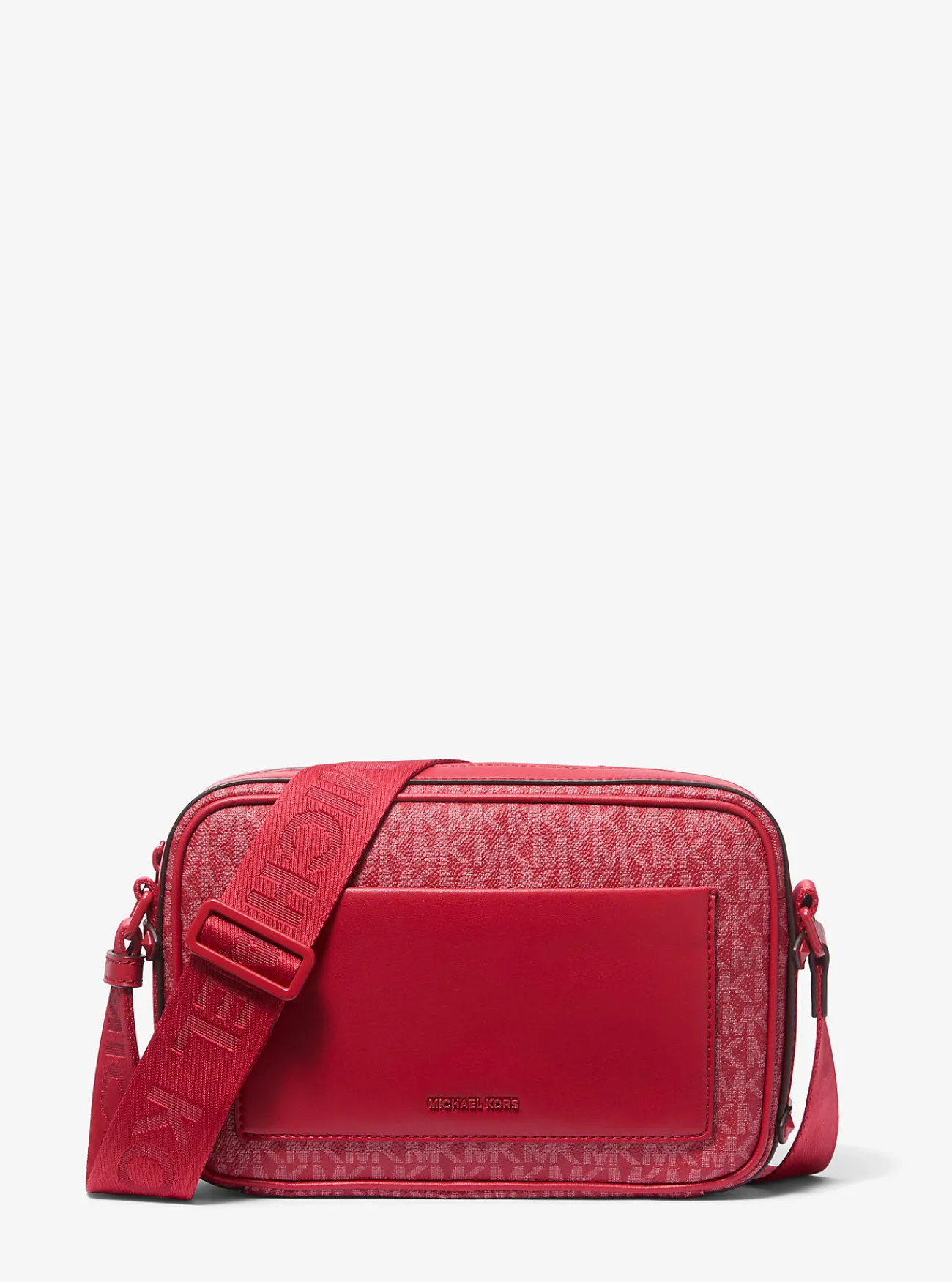 Michael Kors Crossbodytas Maeve met kenmerkend logo, groot KARMOZIJNROOD New