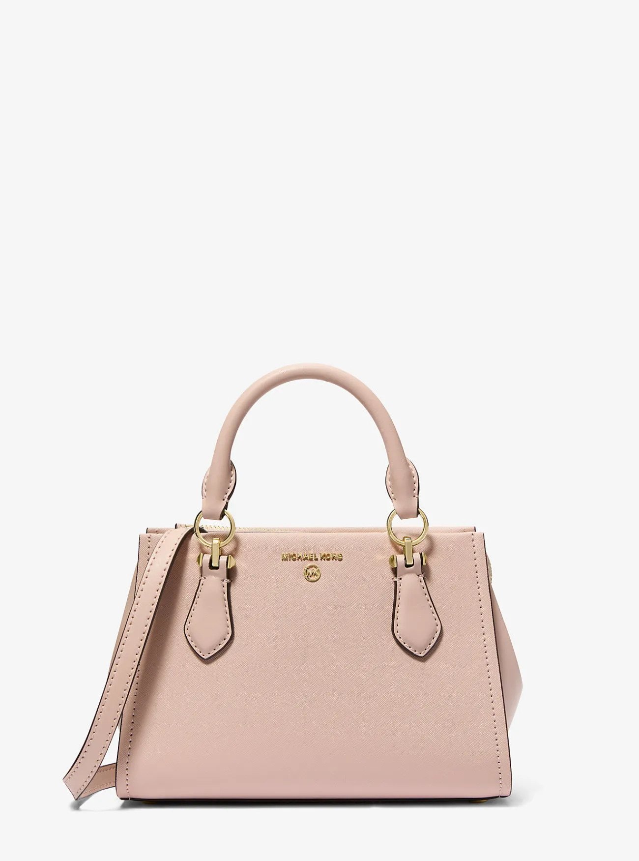 Michael Kors Crossbodytas Marilyn van saffianoleer, klein ZACHTROZE Best