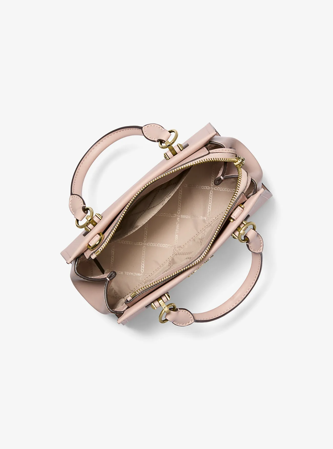 Michael Kors Crossbodytas Marilyn van saffianoleer, klein ZACHTROZE Best
