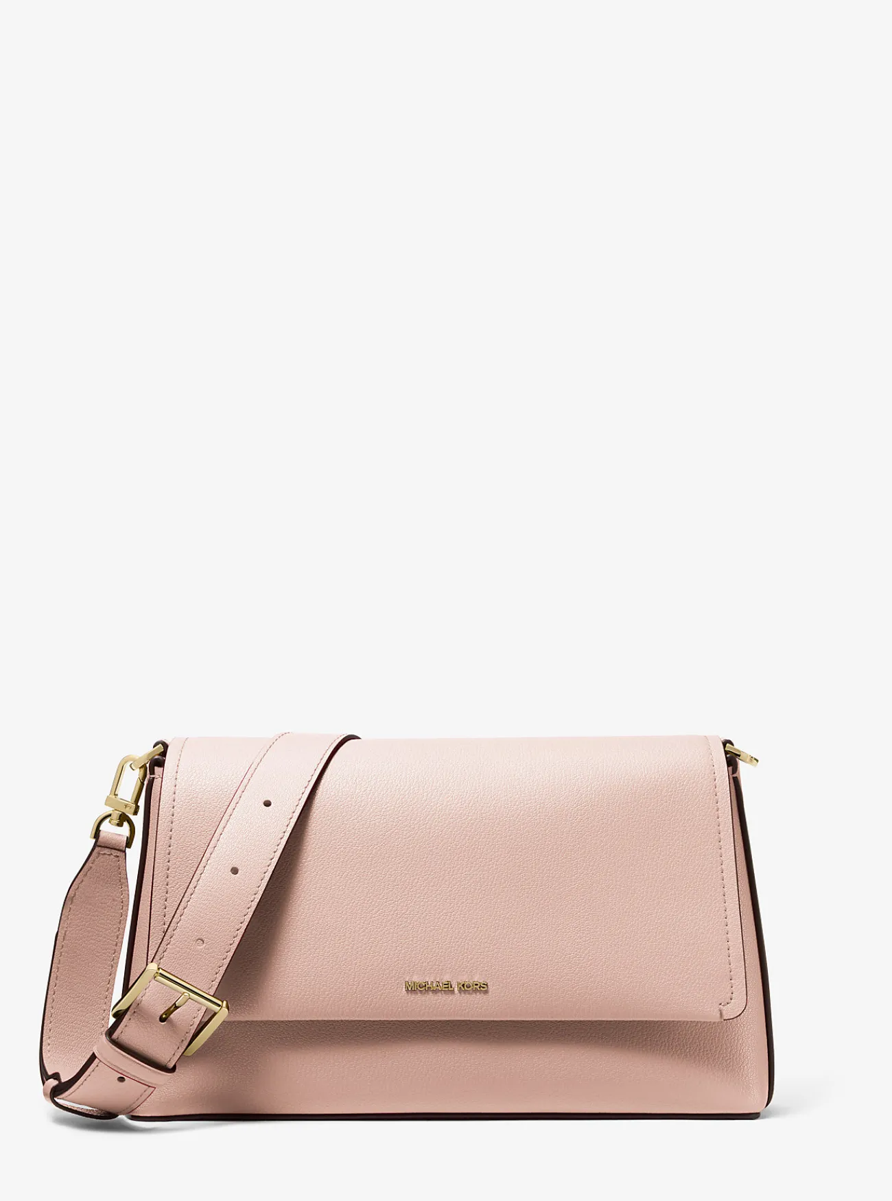 Michael Kors Crossbodytas Nessa van leer, groot ZACHTROZE Sale
