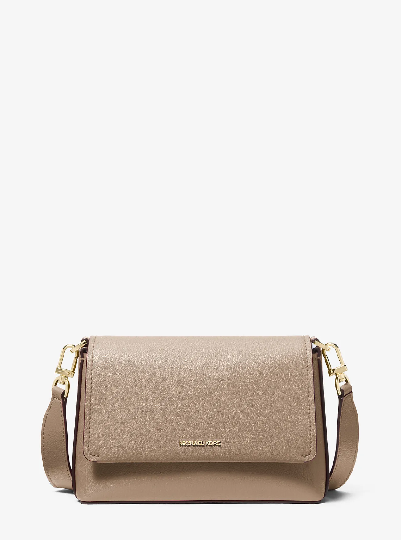 Michael Kors Crossbodytas Nessa van leer, klein BERK Outlet