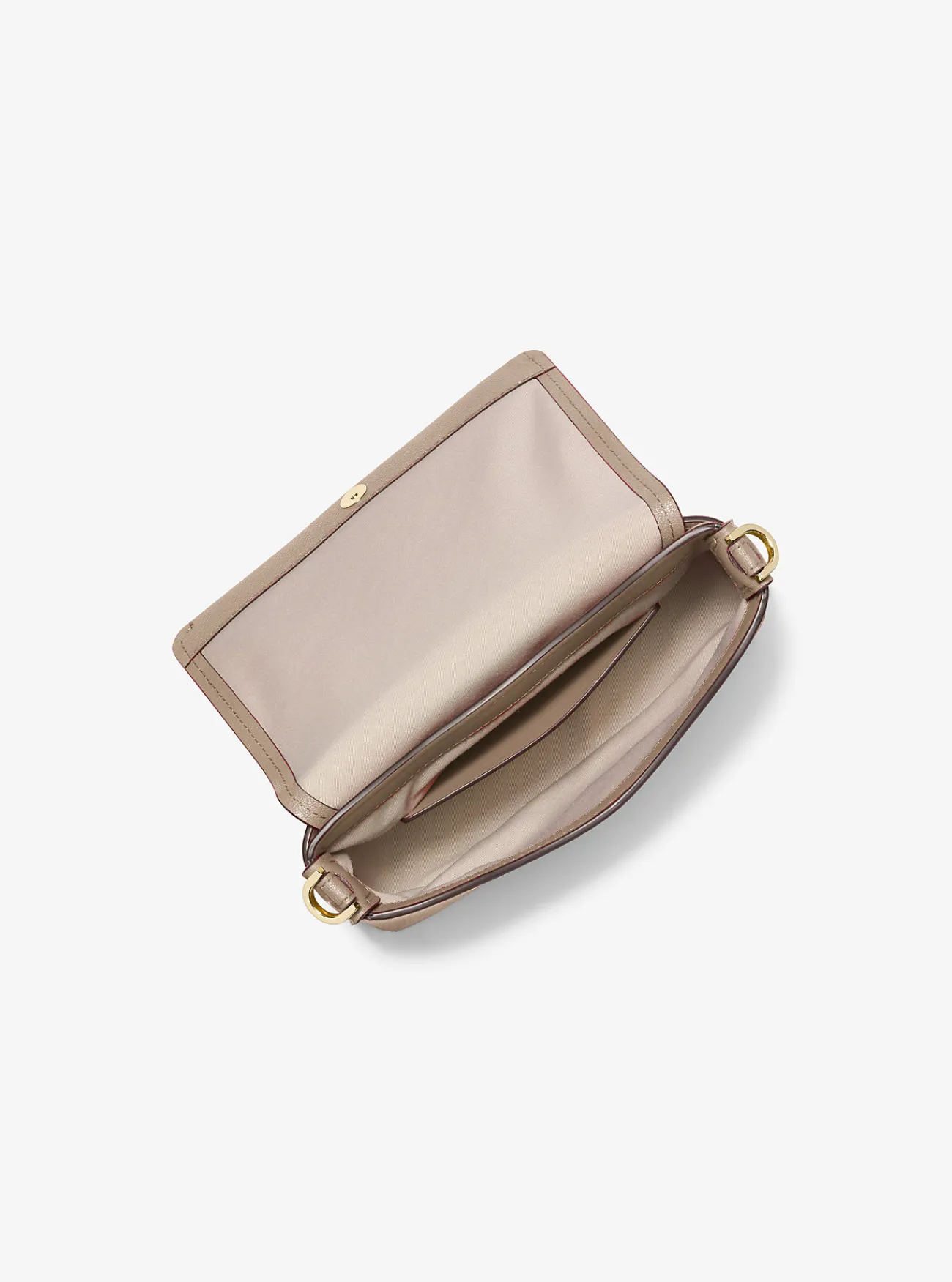 Michael Kors Crossbodytas Nessa van leer, klein BERK Outlet