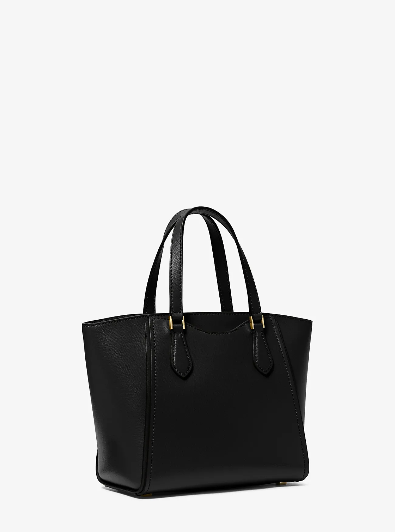 Michael Kors Crossbodytas Taryn van leer, aanpasbaar en klein ZWART Best