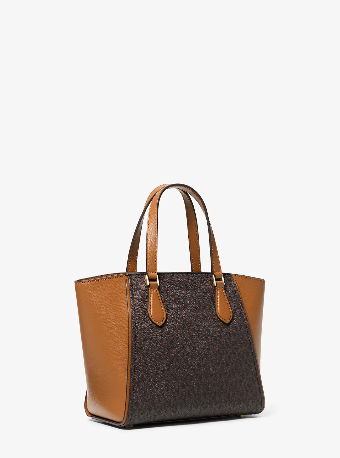 Michael Kors Crossbodytas Taryn van leer met klein kenmerkend logo, aanpasbaar Discount