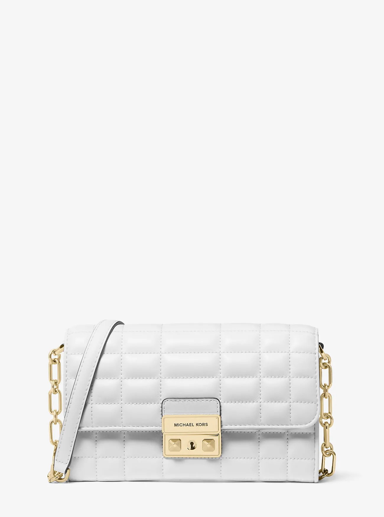 Michael Kors Crossbodytas Tribeca van leer OPTISCHWIT New