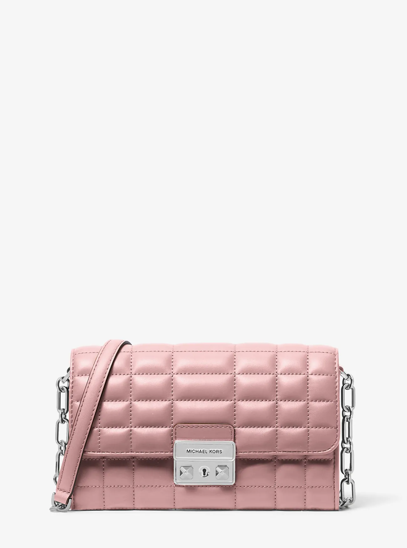 Michael Kors Crossbodytas Tribeca van leer ZACHTROZE Hot
