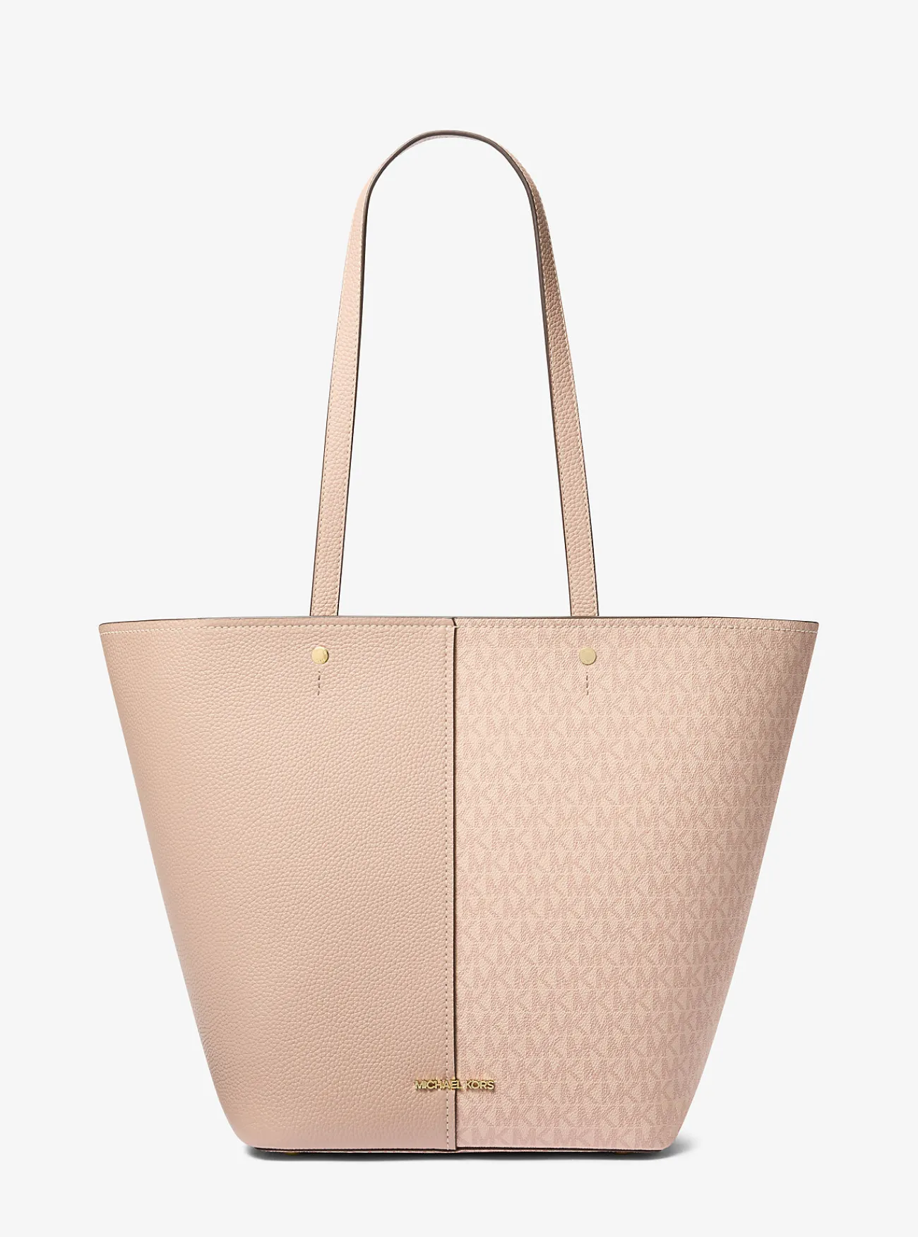 Michael Kors Draagtas Flora van canvas met kenmerkend logo en leer, groot BALLET Best