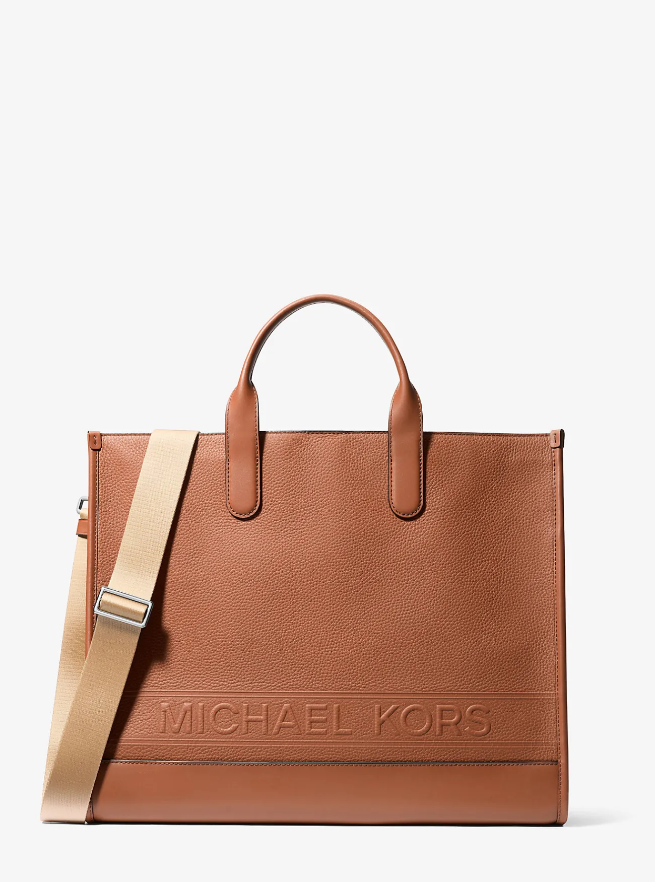 Michael Kors Draagtas Hudson van getrommeld leer LUGGAGE New