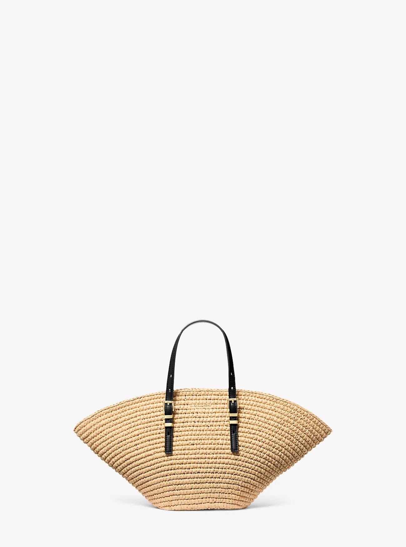 Michael Kors Draagtas Isa van handgehaakt stro, klein Fashion