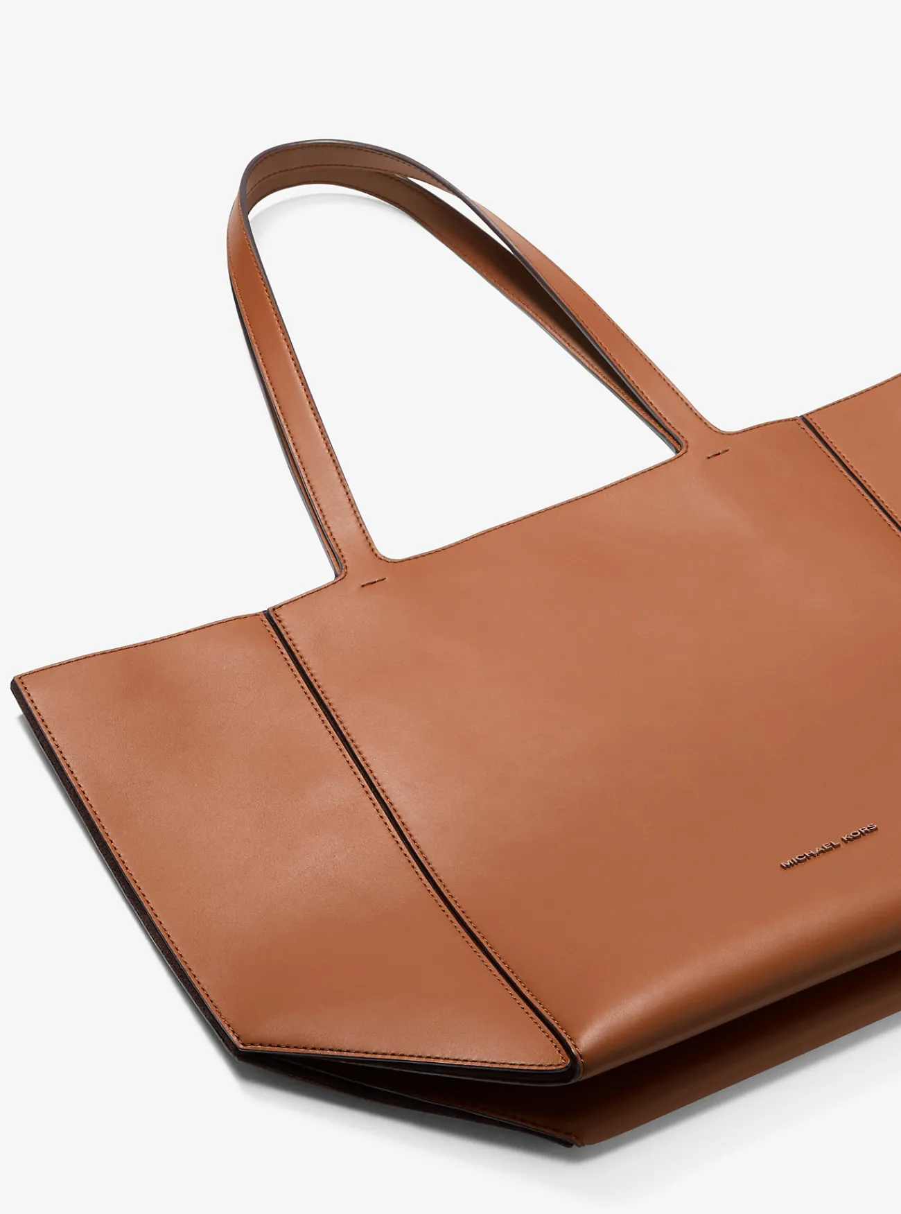 Michael Kors Draagtas Jordi van leer, groot LUGGAGE New