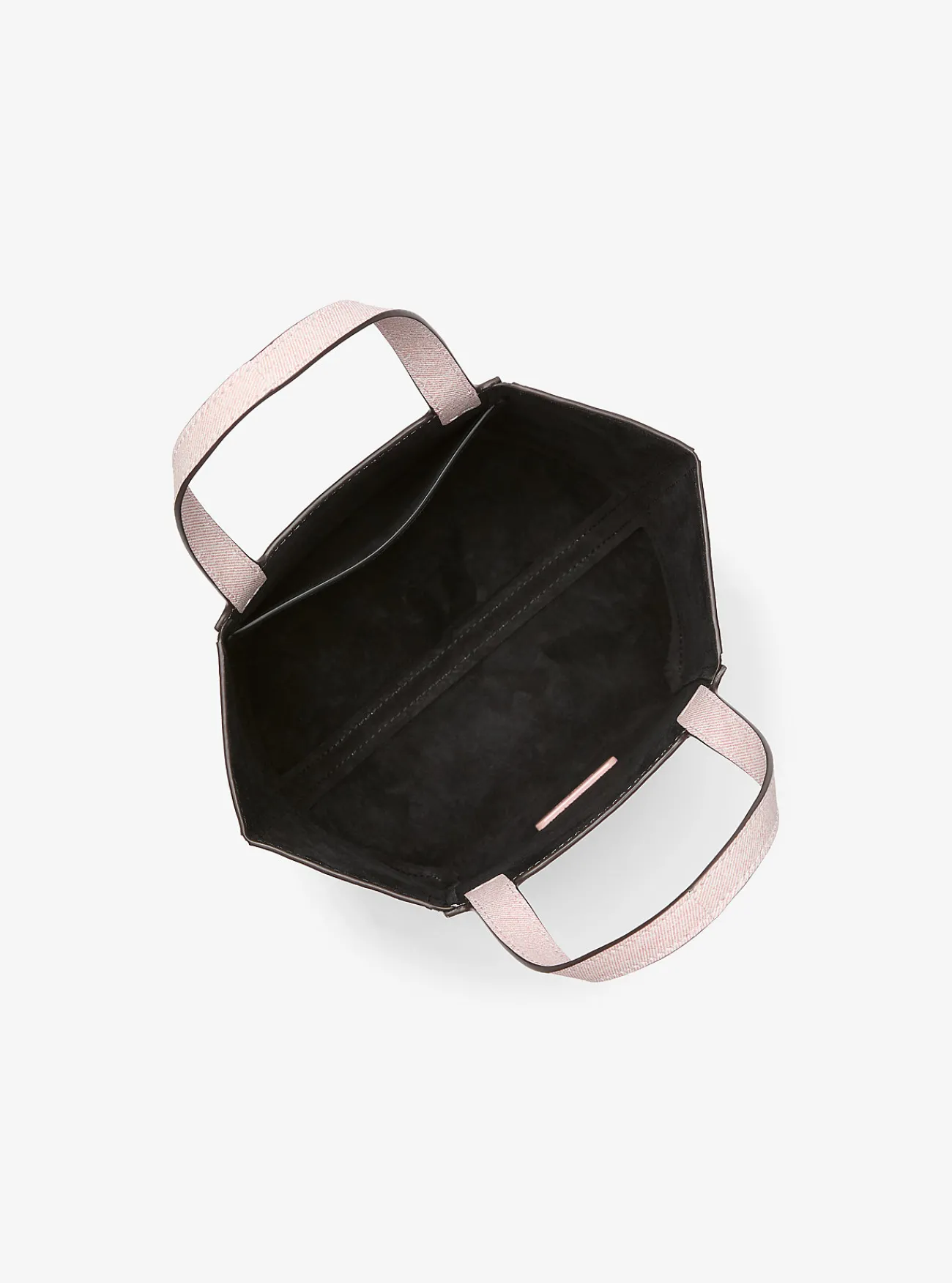 Michael Kors Draagtas Jordi van leer met denimprint, klein, Nieuw Maanjaar ROZENWATER Best