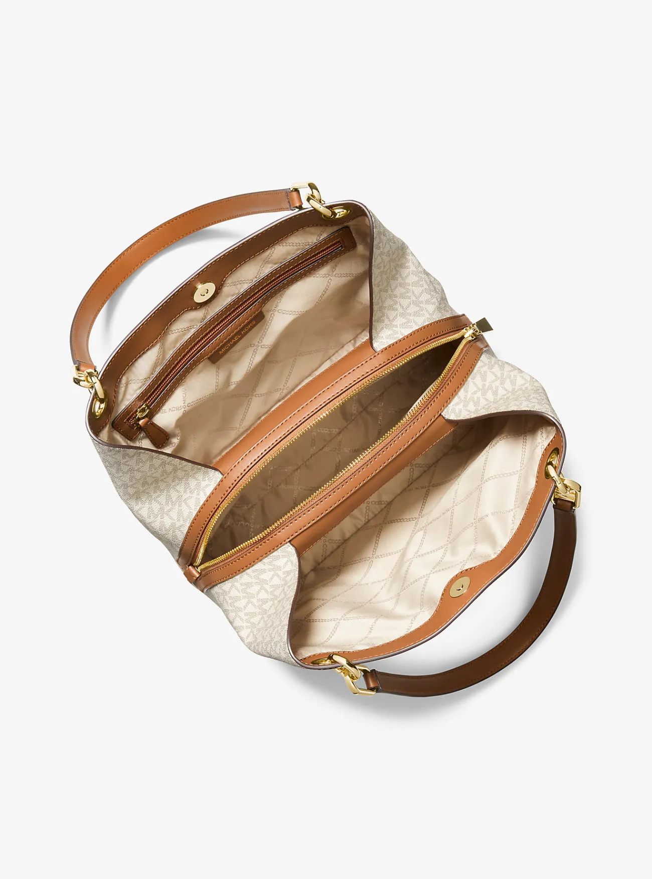 Michael Kors Draagtas Kensington met kenmerkend logo, groot Online